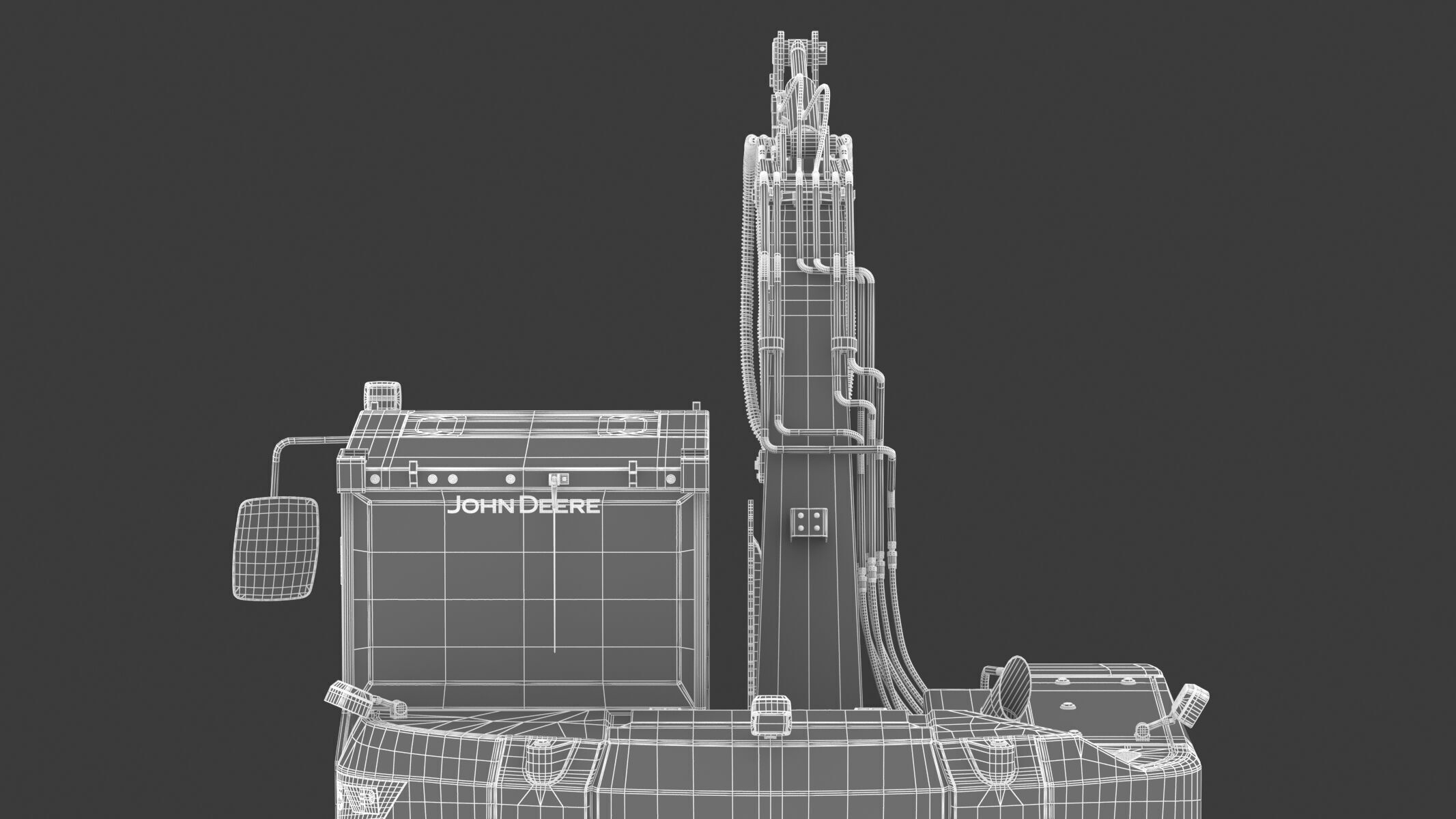 John Deere 75 P-Tier Mid-Size Excavator 3D model_37