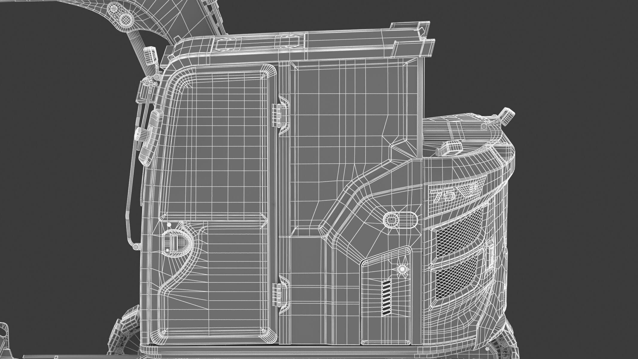 John Deere 75 P-Tier Mid-Size Excavator 3D model_39