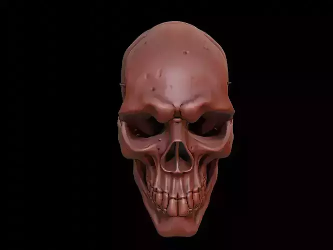 Gothic Skull Mask 3d Printing