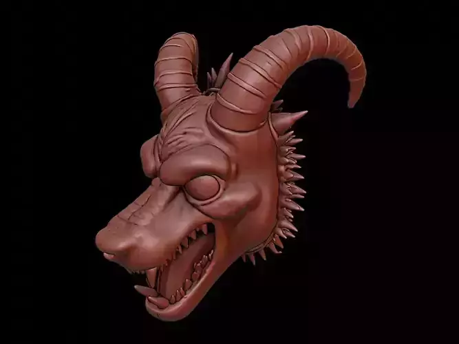 Hellhound Mask 3d Printing