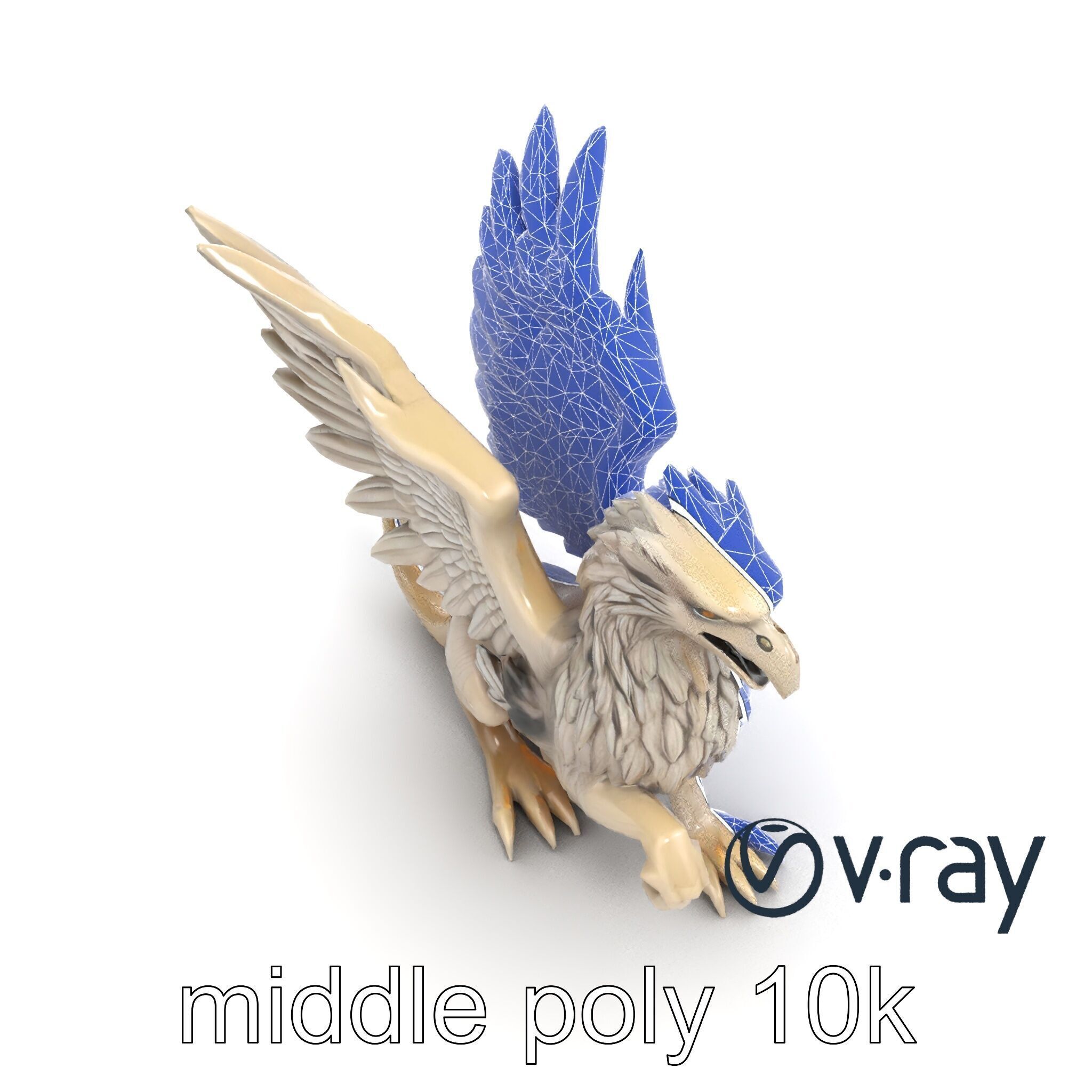 Chimera Mythological Creature model pack Low-poly 3D model_30