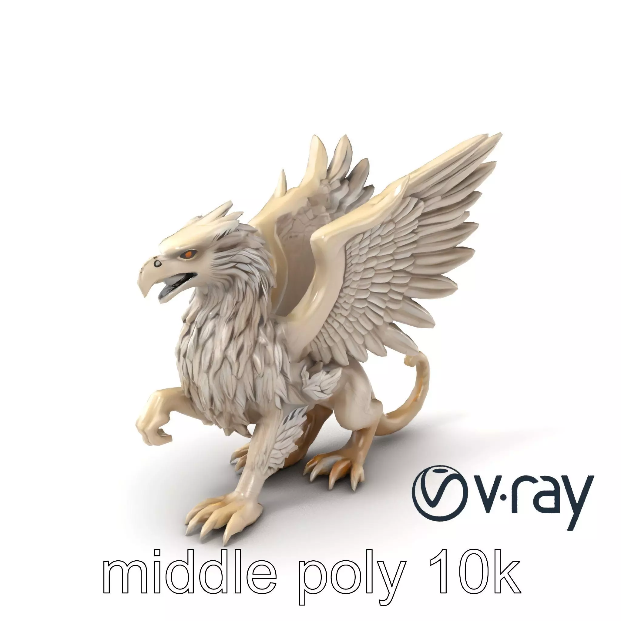 Chimera Mythological Creature model pack Low-poly 3D model_0