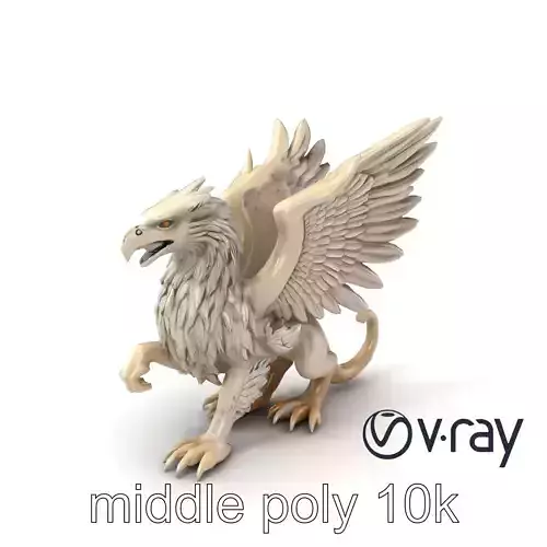 Chimera Mythological Creature model pack Low-poly 3D model