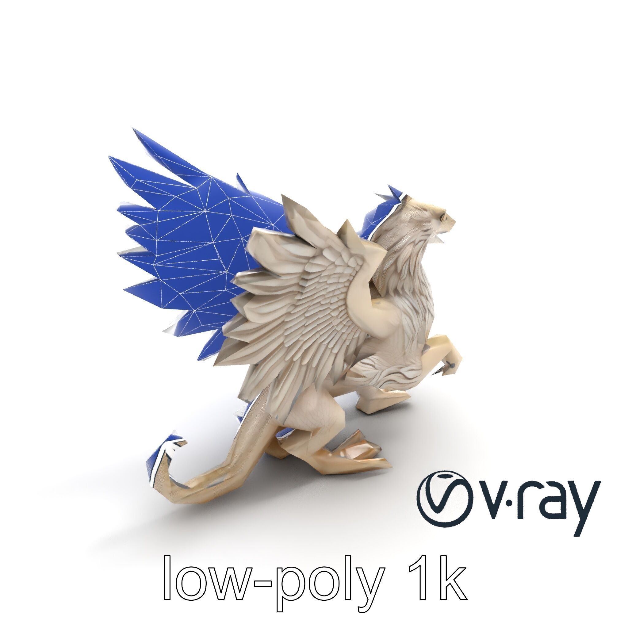 Chimera Mythological Creature model pack Low-poly 3D model_23