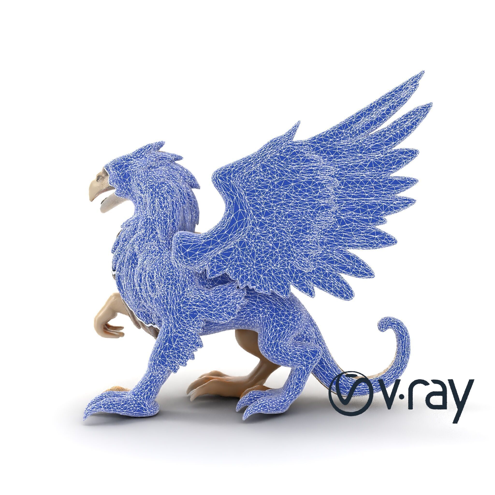 Chimera Mythological Creature model pack Low-poly 3D model_25