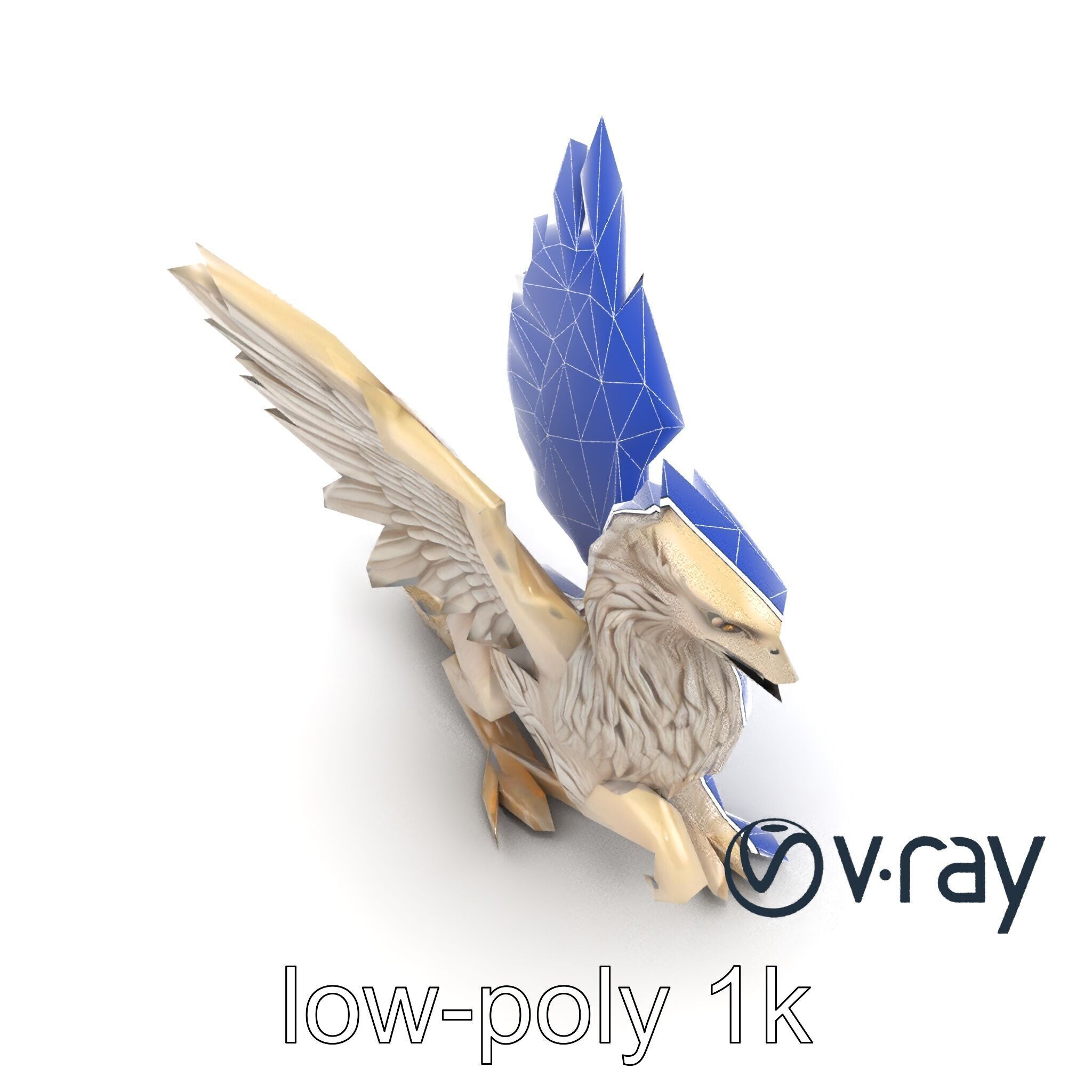 Chimera Mythological Creature model pack Low-poly 3D model_18