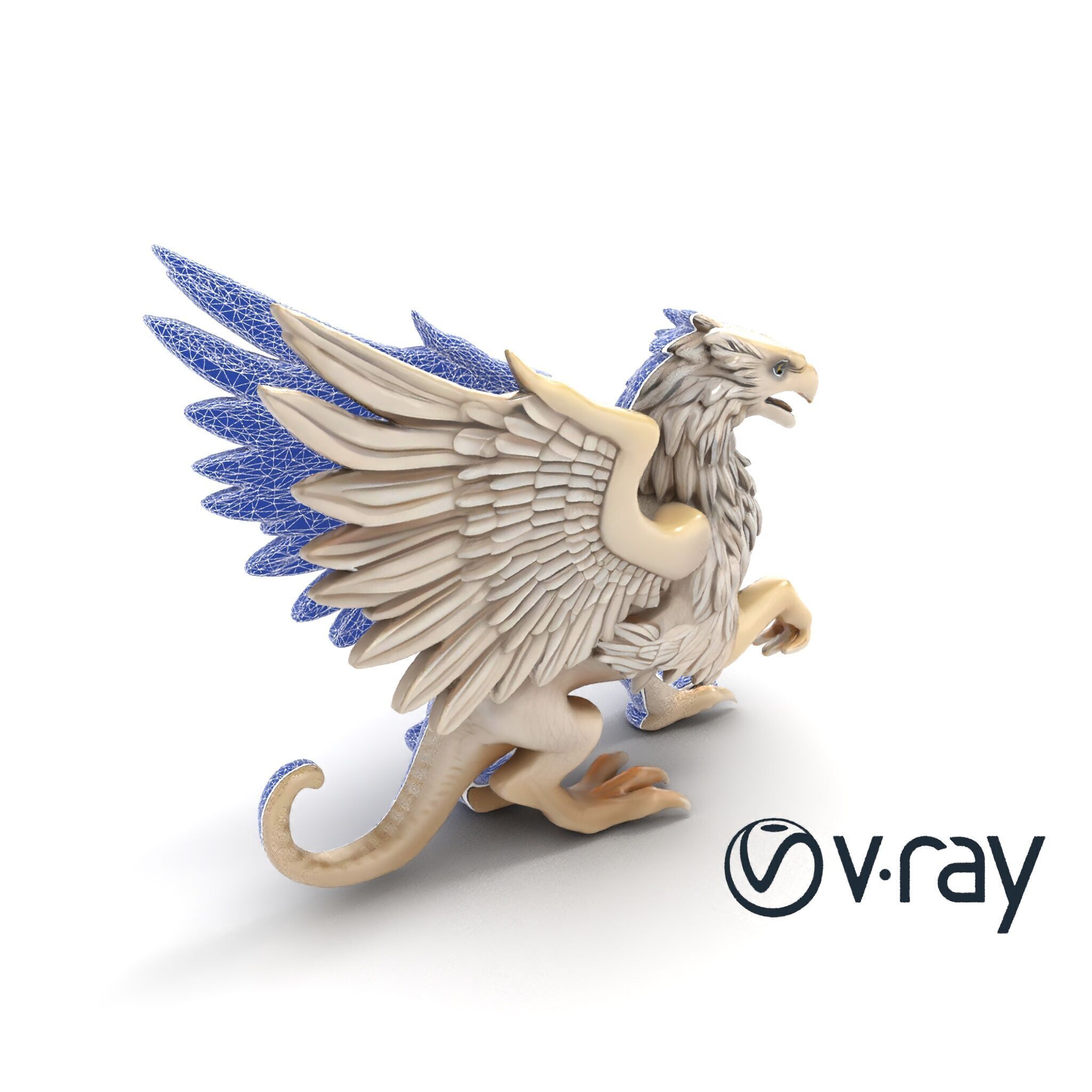 Chimera Mythological Creature model pack Low-poly 3D model_27