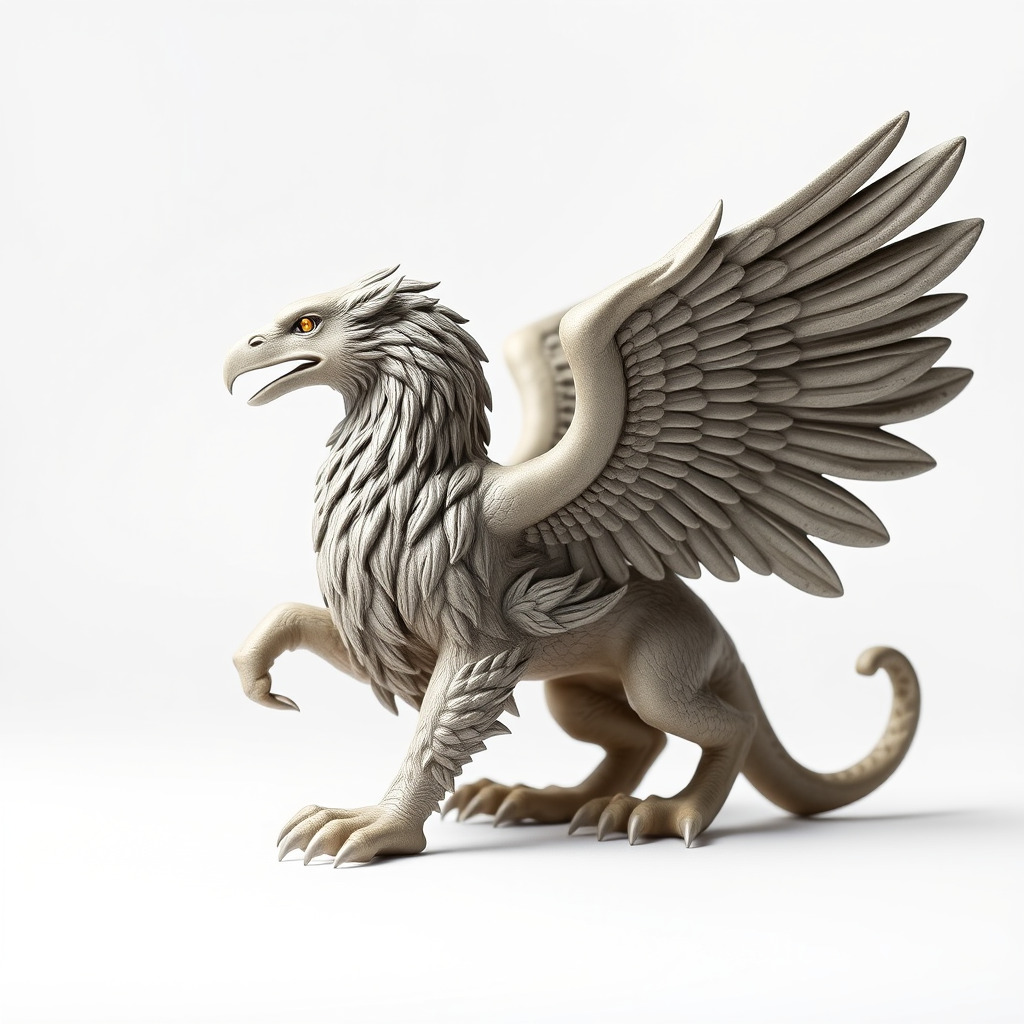 Chimera Mythological Creature model pack Low-poly 3D model_3