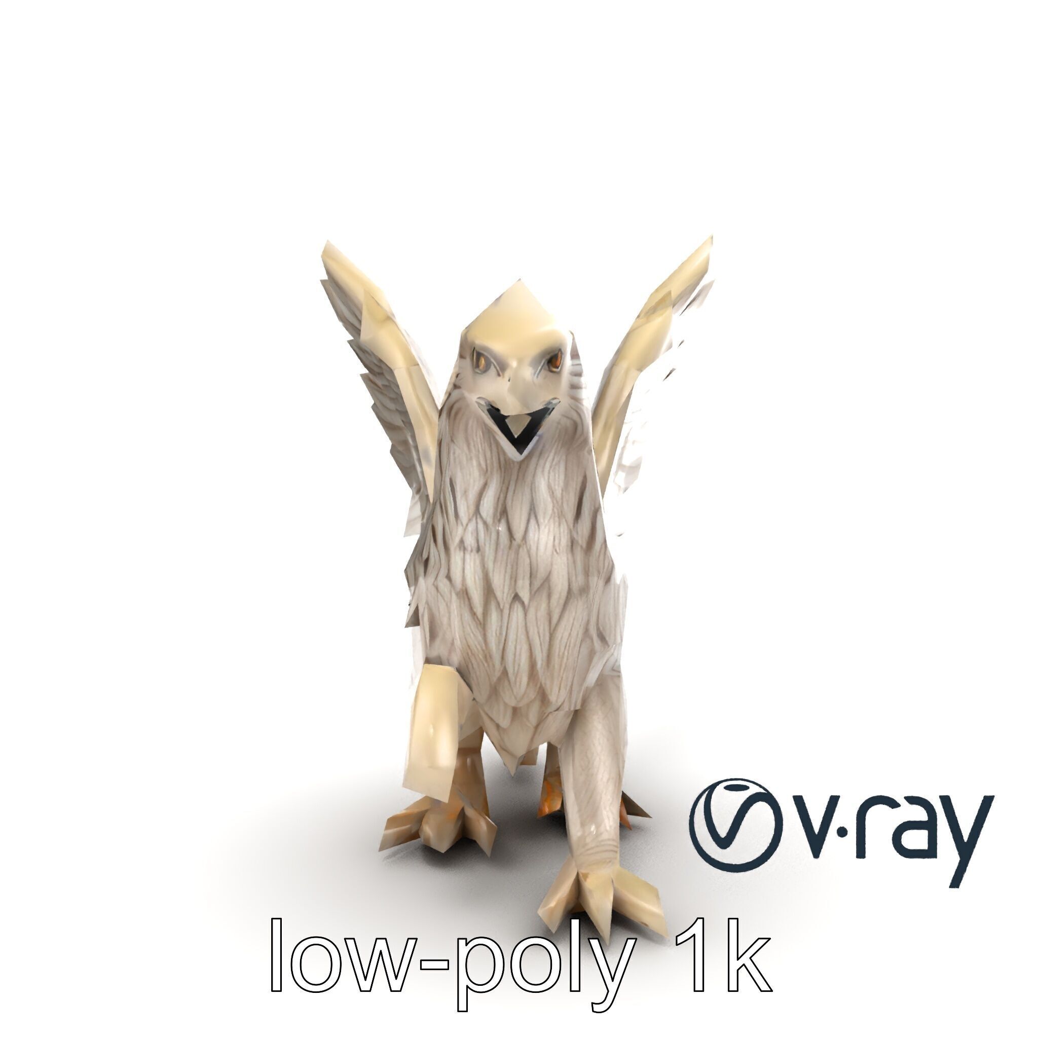 Chimera Mythological Creature model pack Low-poly 3D model_13