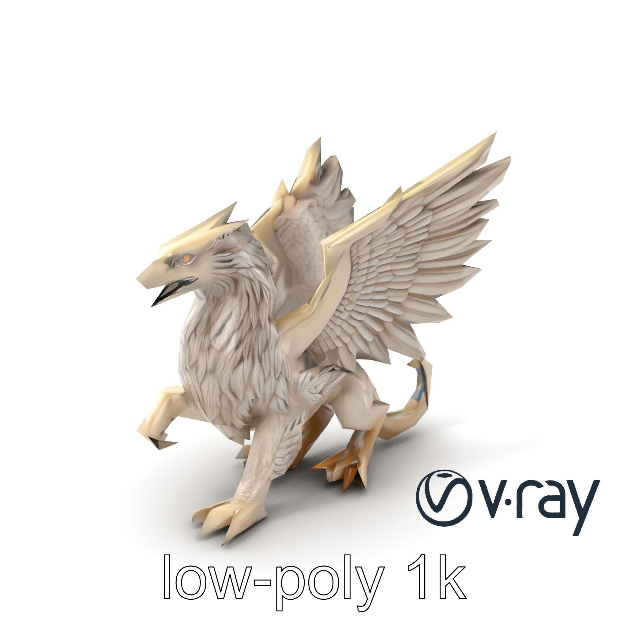 Chimera Mythological Creature model pack Low-poly 3D model_2