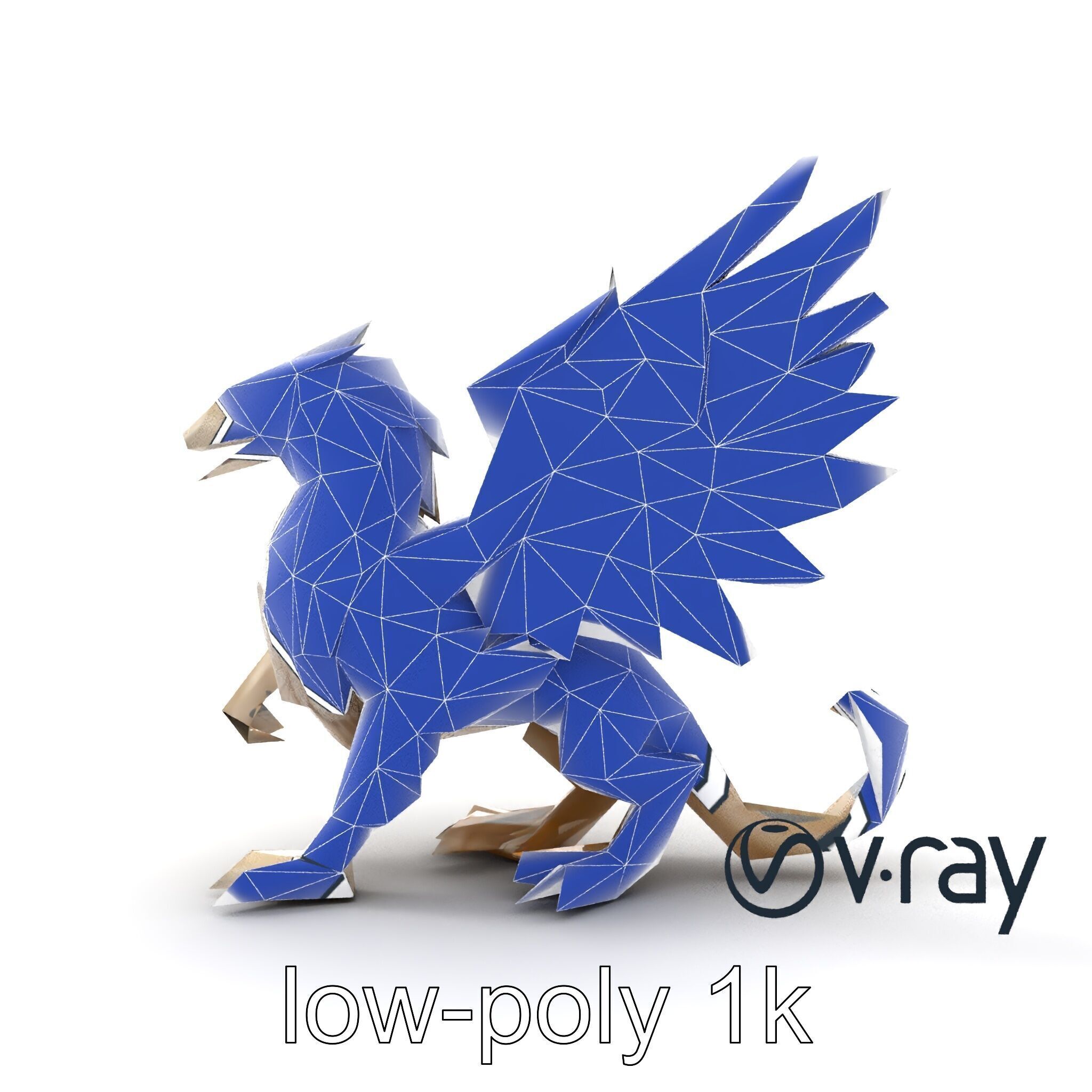 Chimera Mythological Creature model pack Low-poly 3D model_28