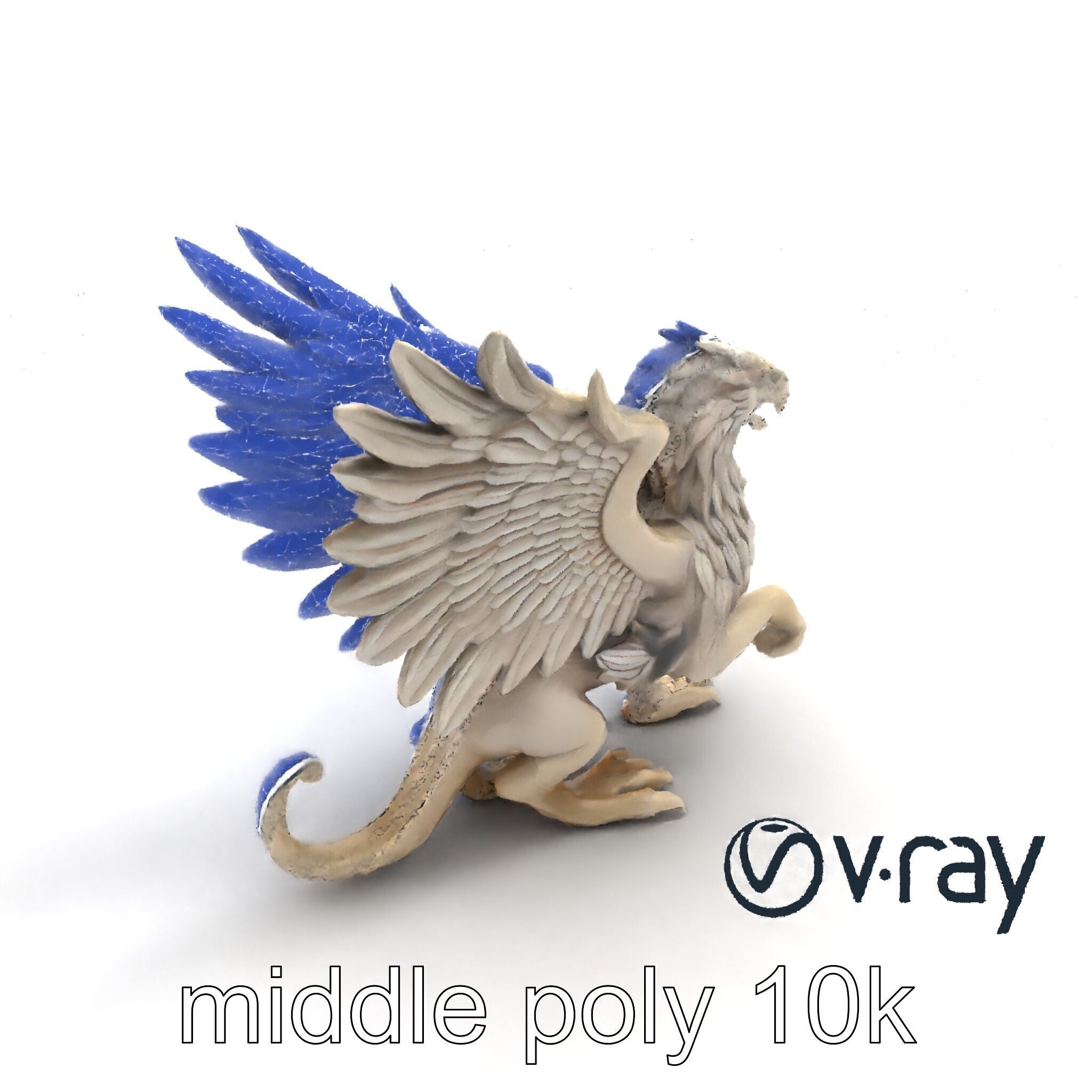 Chimera Mythological Creature model pack Low-poly 3D model_10
