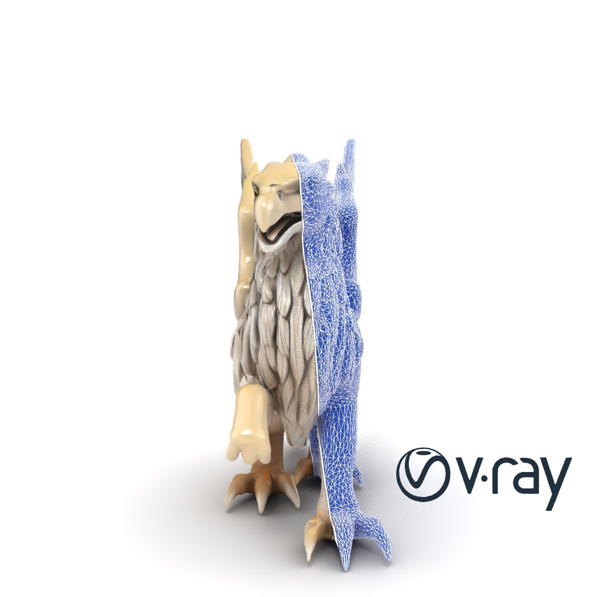 Chimera Mythological Creature model pack Low-poly 3D model_20