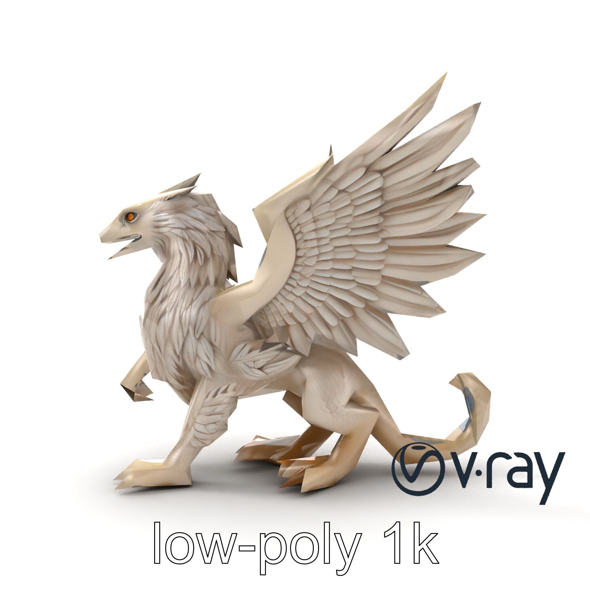 Chimera Mythological Creature model pack Low-poly 3D model_22