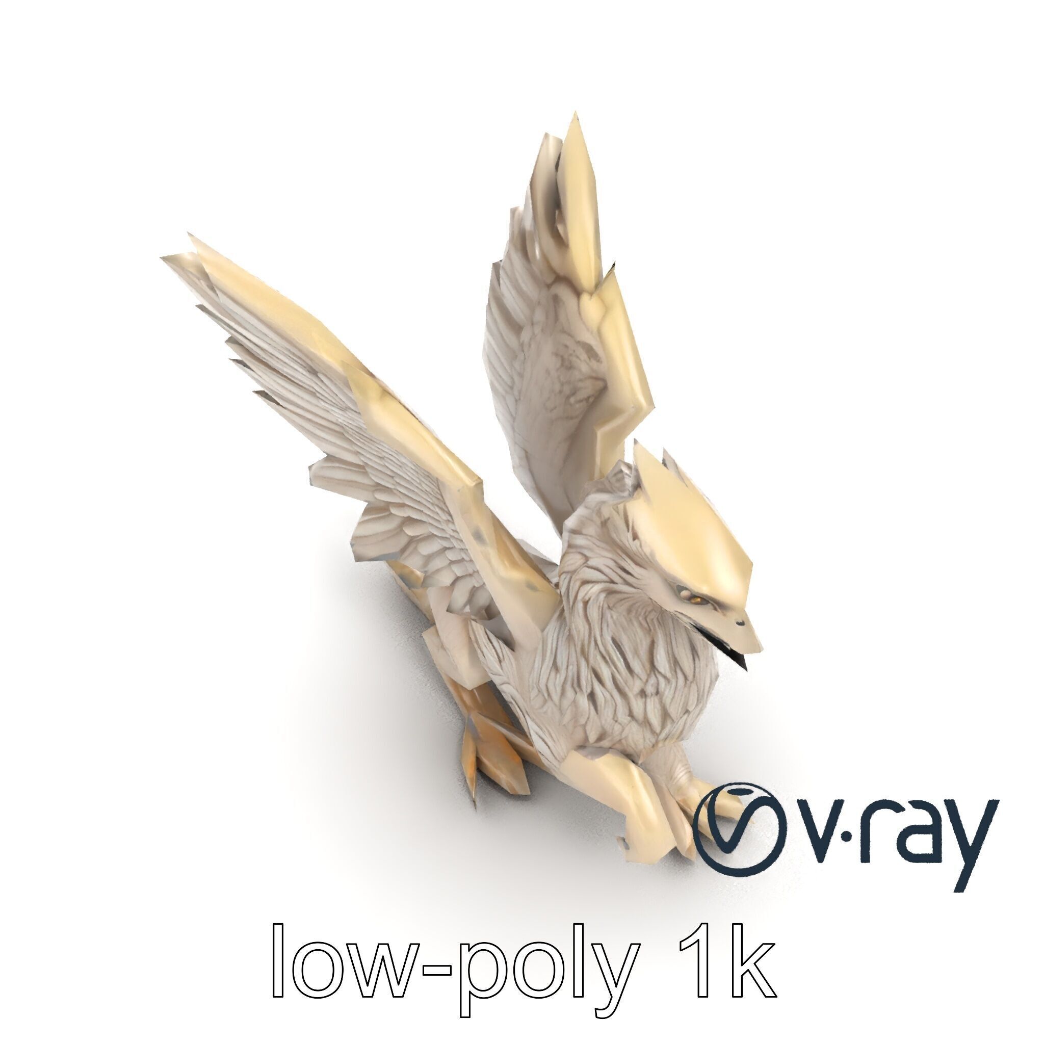 Chimera Mythological Creature model pack Low-poly 3D model_24