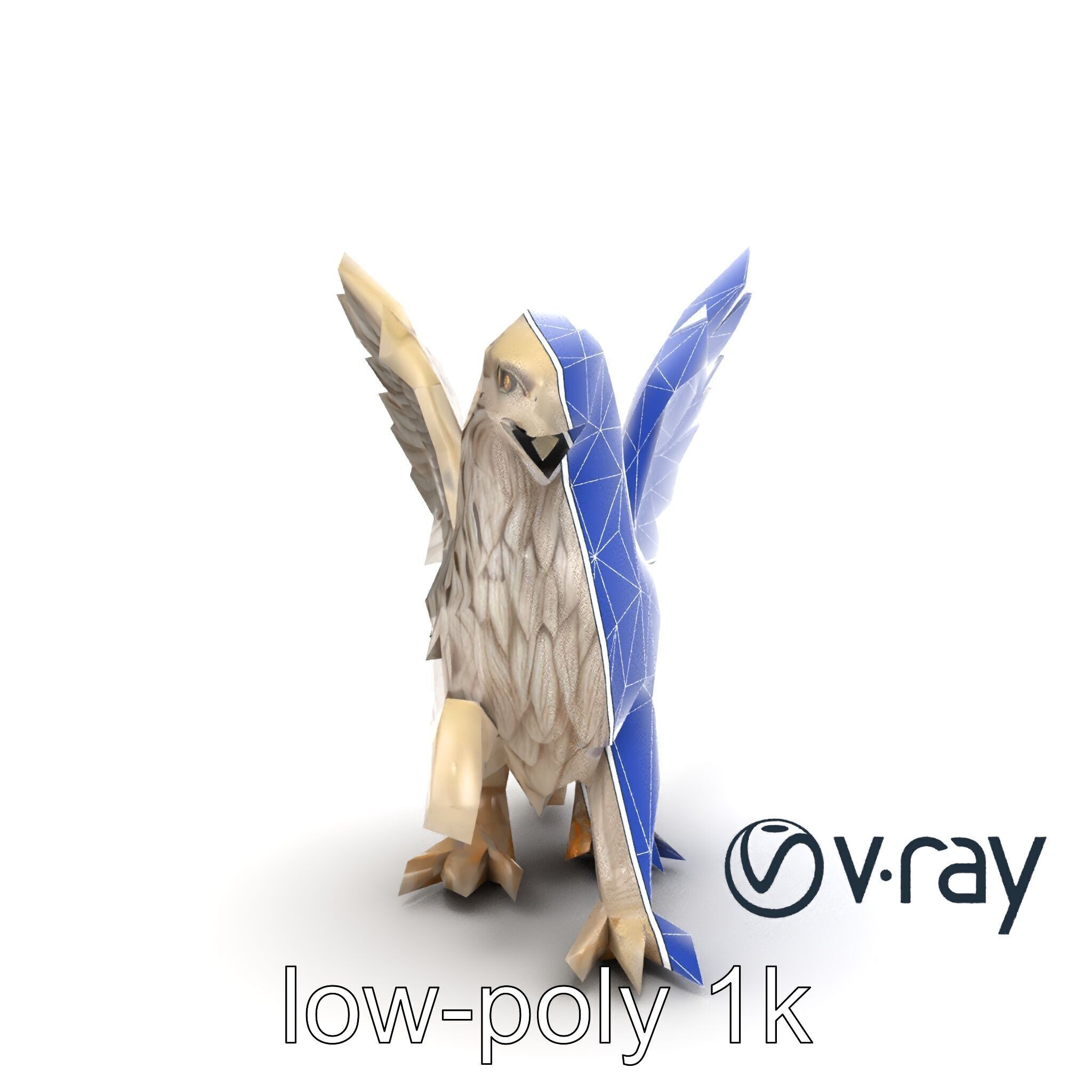 Chimera Mythological Creature model pack Low-poly 3D model_21