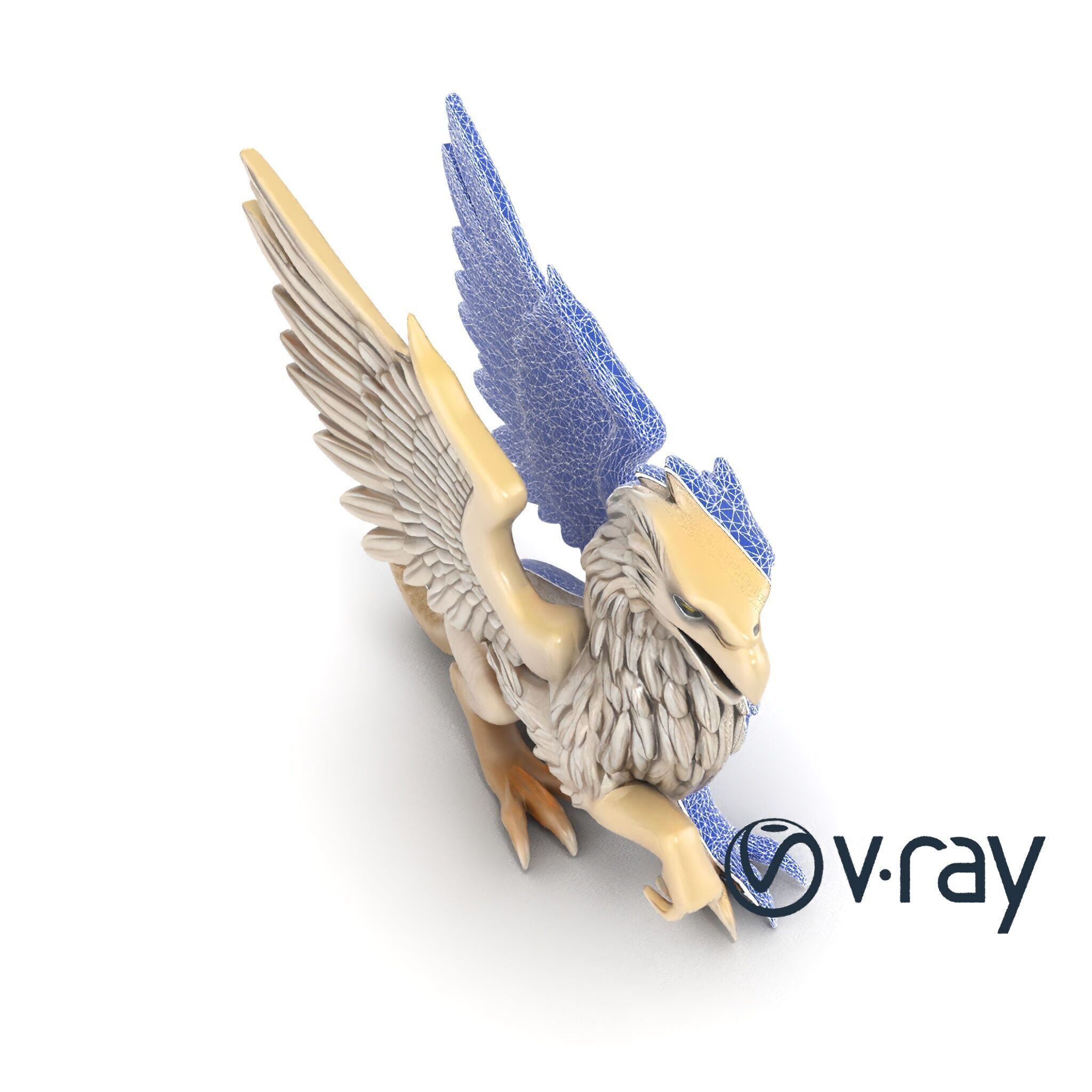 Chimera Mythological Creature model pack Low-poly 3D model_15