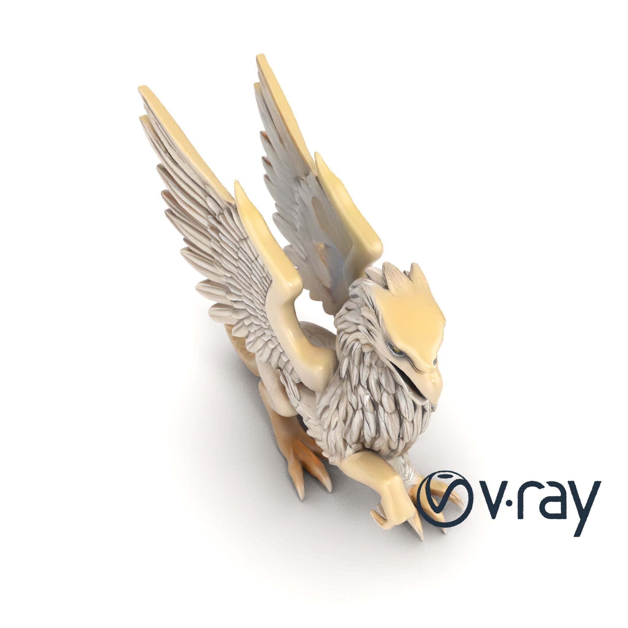 Chimera Mythological Creature model pack Low-poly 3D model_29