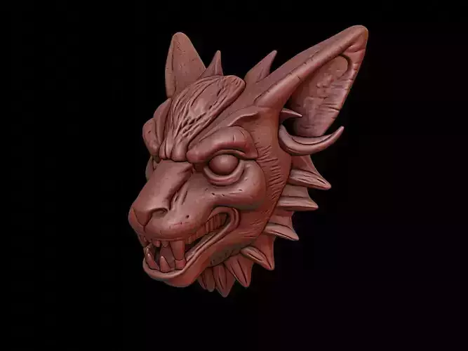 Hybrid Beast Mask 3d Printing