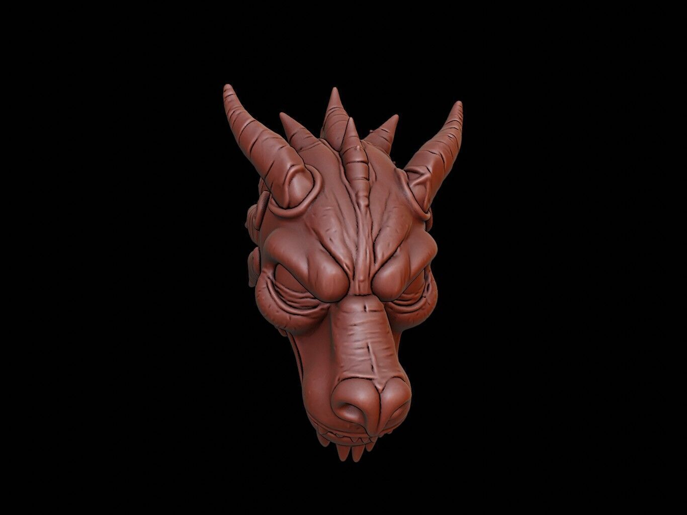 Hybrid Beast Mask 3d Printing 3D print model_1