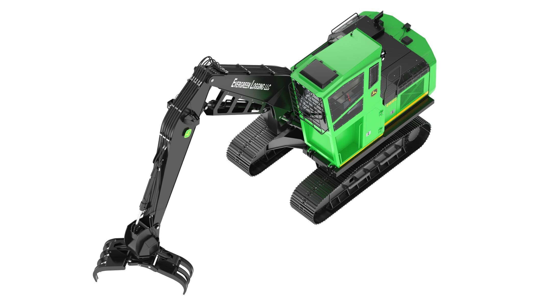 John Deere 2156G Log Loader 2021 3D model_8