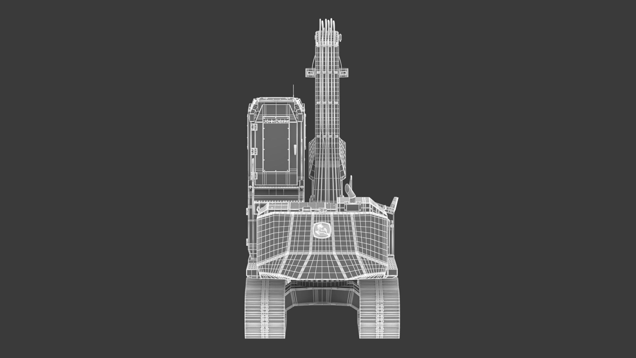 John Deere 2156G Log Loader 2021 3D model_27