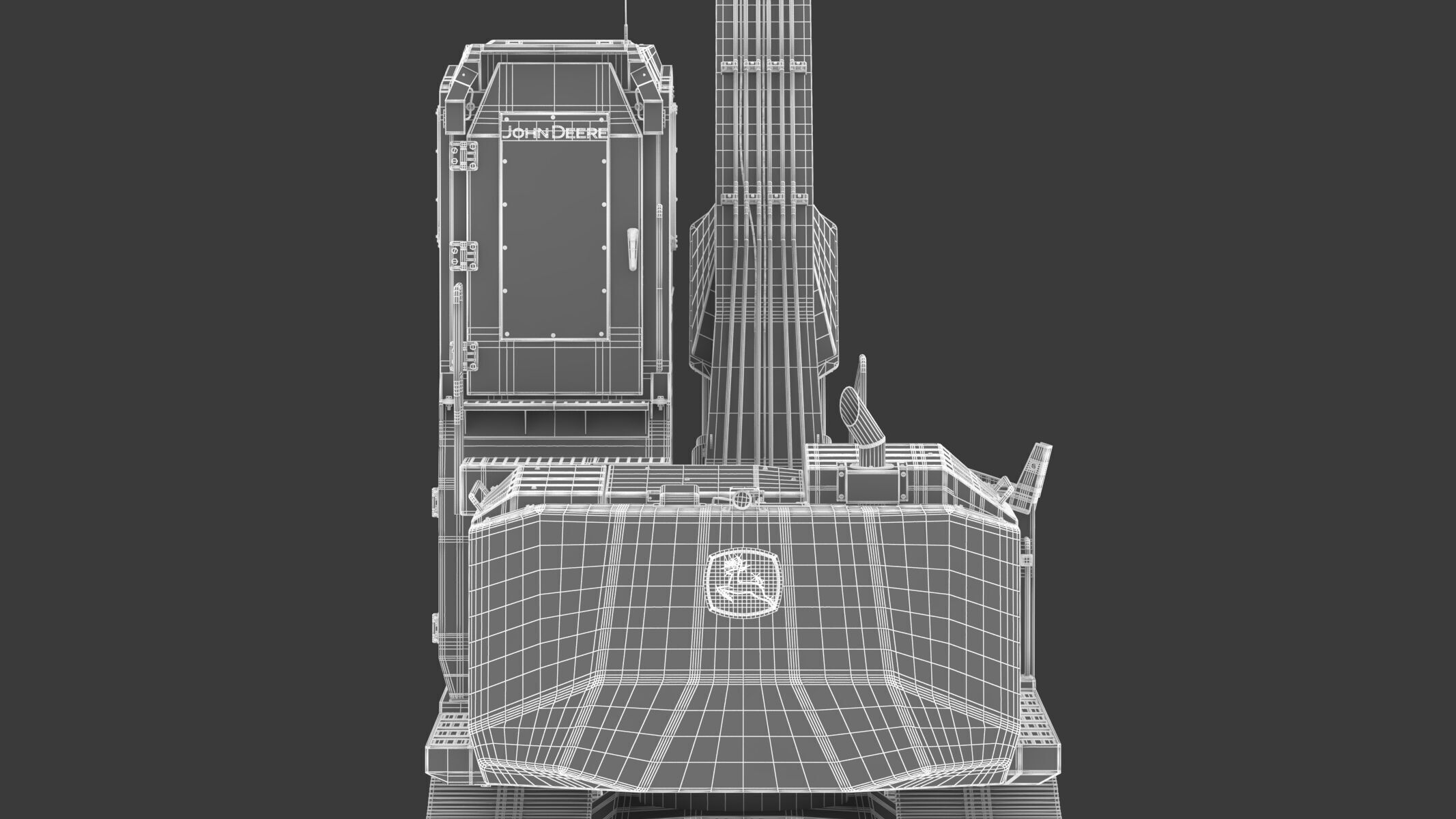 John Deere 2156G Log Loader 2021 3D model_37