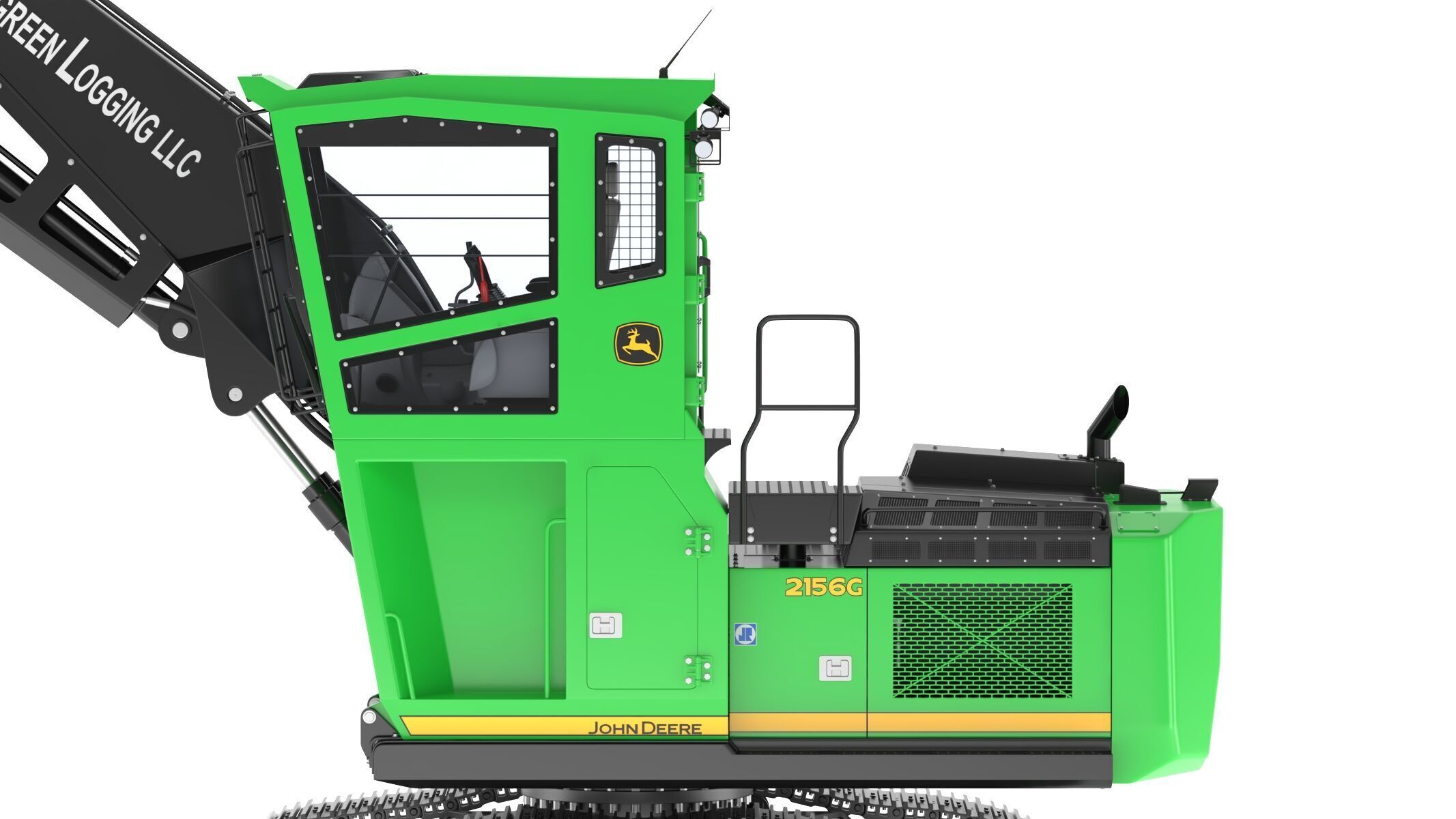 John Deere 2156G Log Loader 2021 3D model_17
