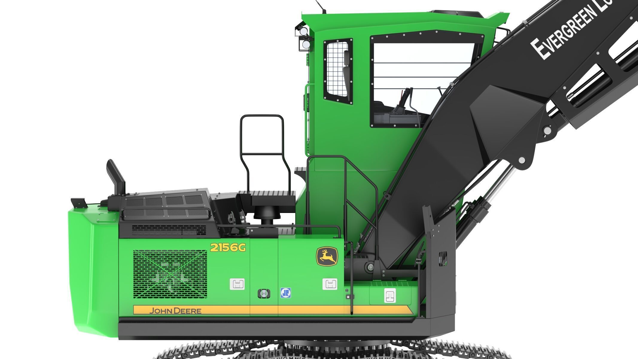John Deere 2156G Log Loader 2021 3D model_13