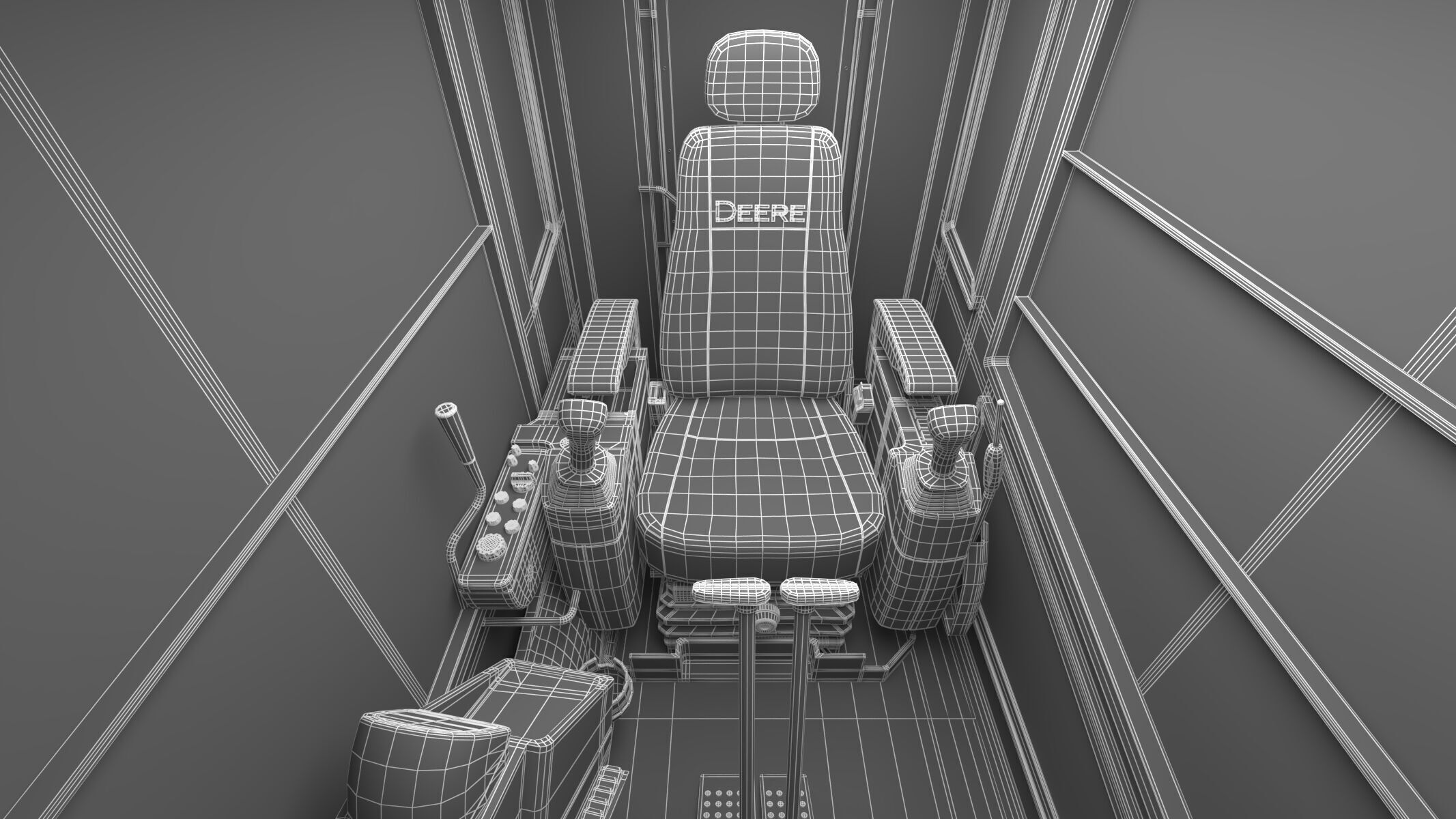 John Deere 2156G Log Loader 2021 3D model_42