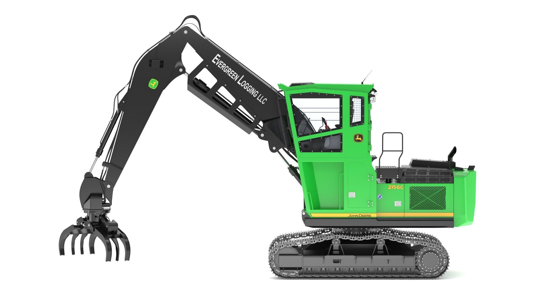 John Deere 2156G Log Loader 2021 3D model_7
