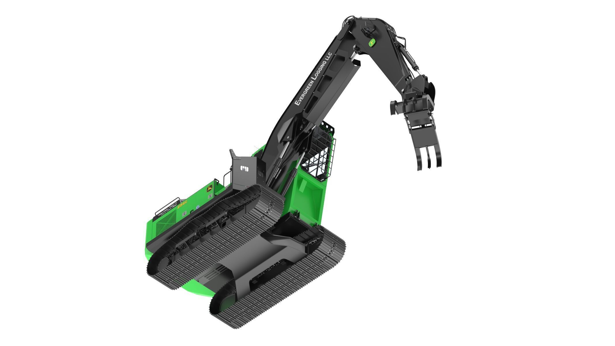 John Deere 2156G Log Loader 2021 3D model_9