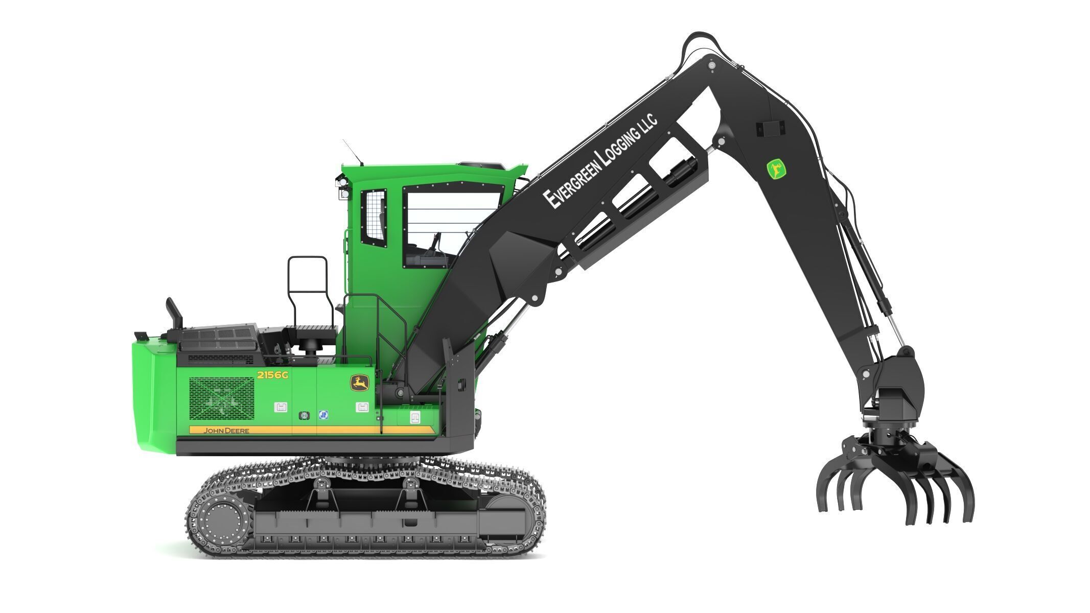 John Deere 2156G Log Loader 2021 3D model_3