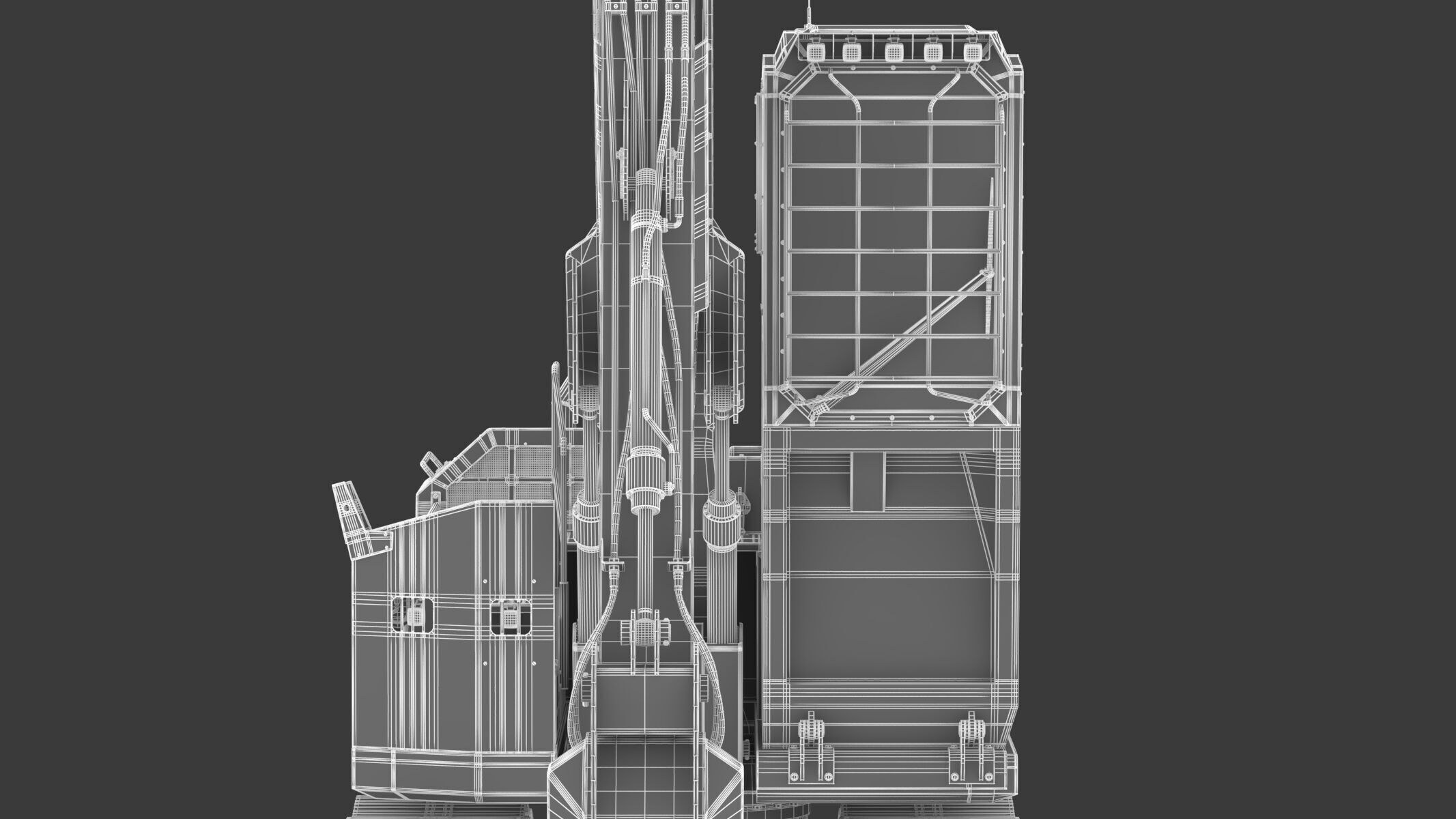 John Deere 2156G Log Loader 2021 3D model_33