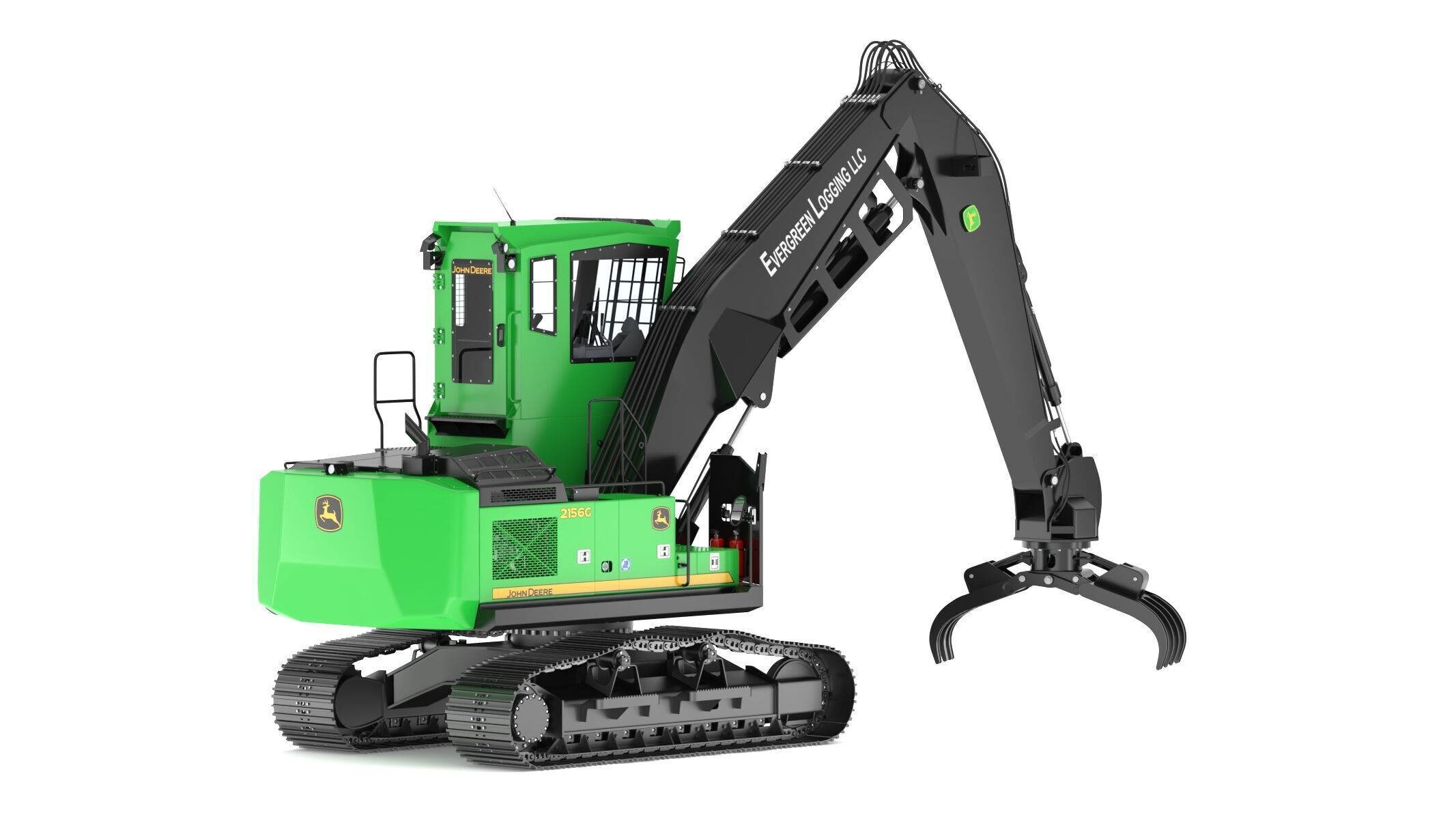 John Deere 2156G Log Loader 2021 3D model_4