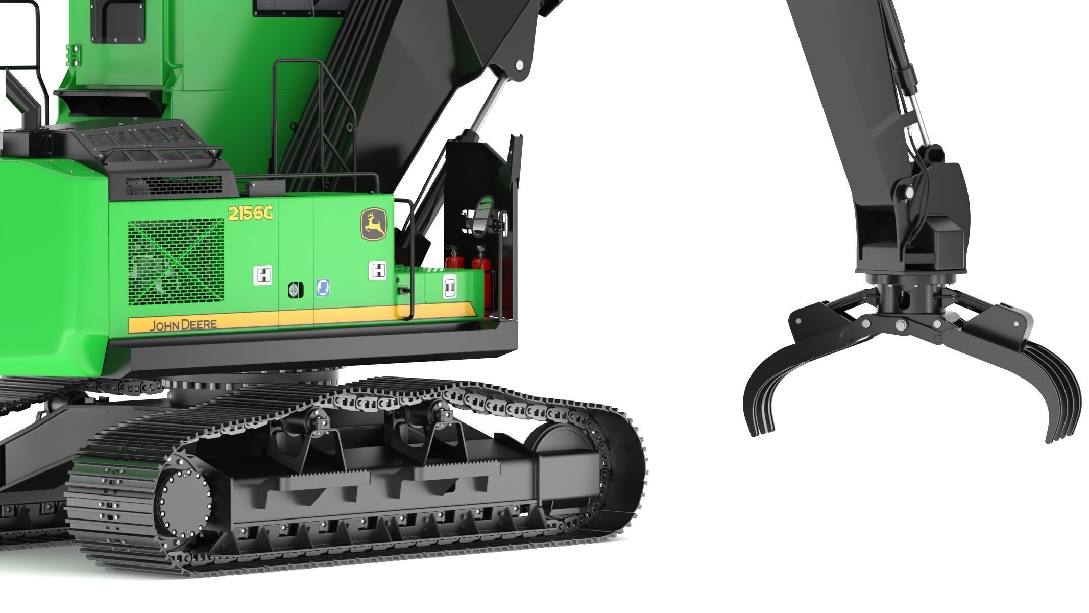 John Deere 2156G Log Loader 2021 3D model_14