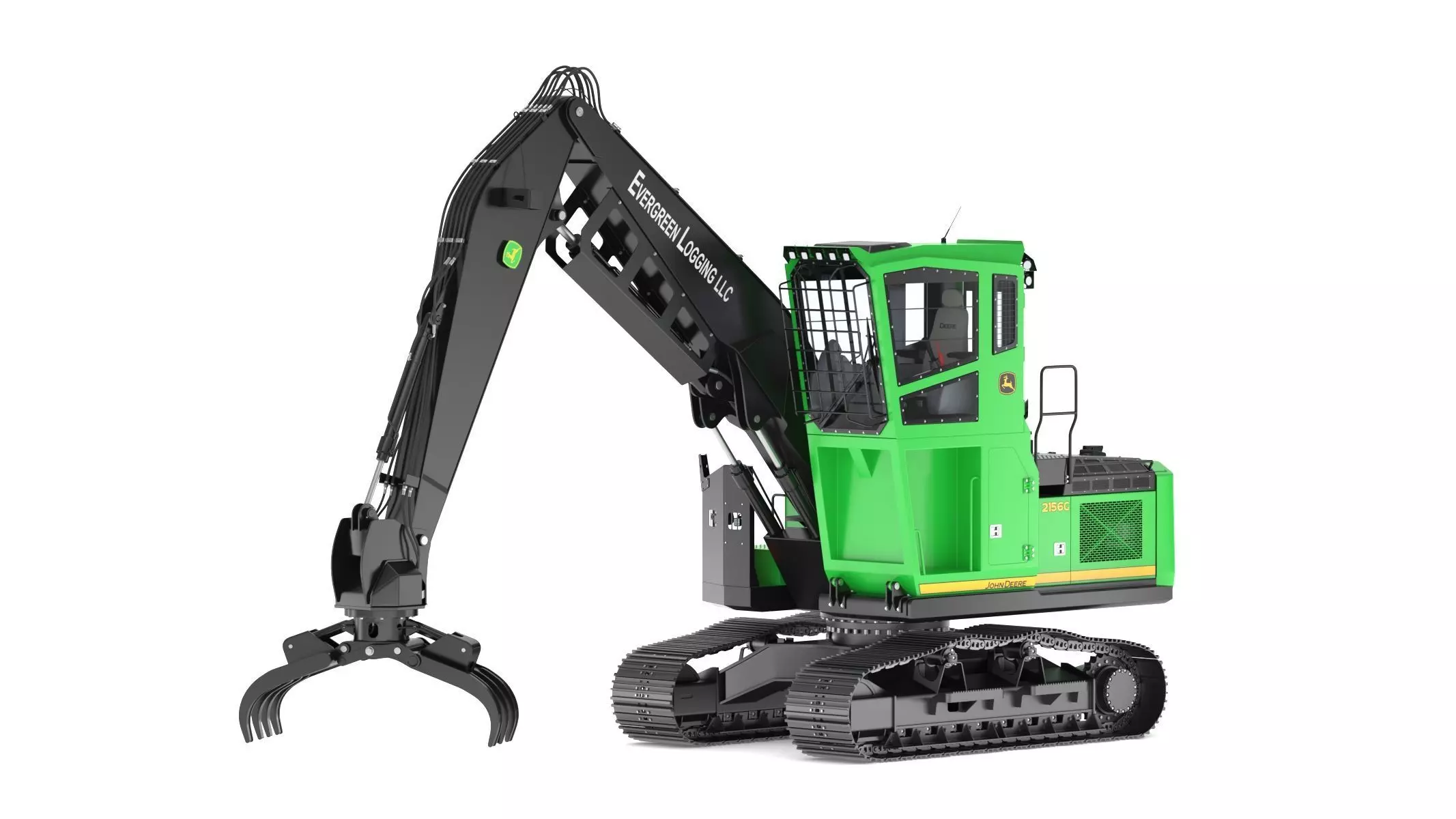 John Deere 2156G Log Loader 2021 3D model_0