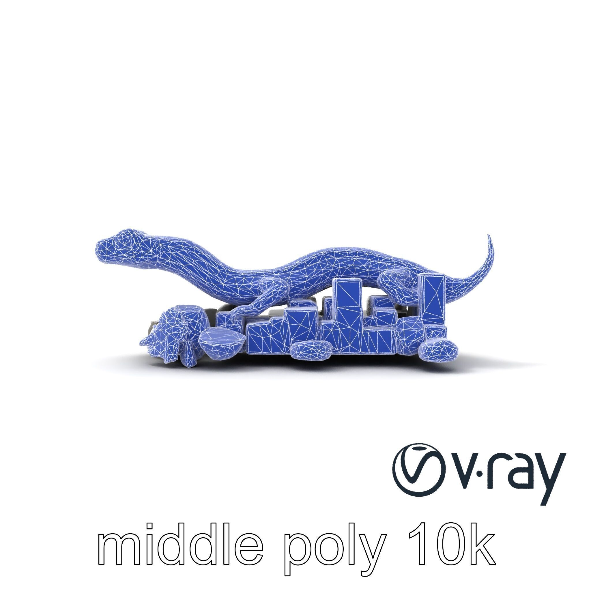 Shadowy Basilisk Creature Model Pack Low-poly 3D model_11