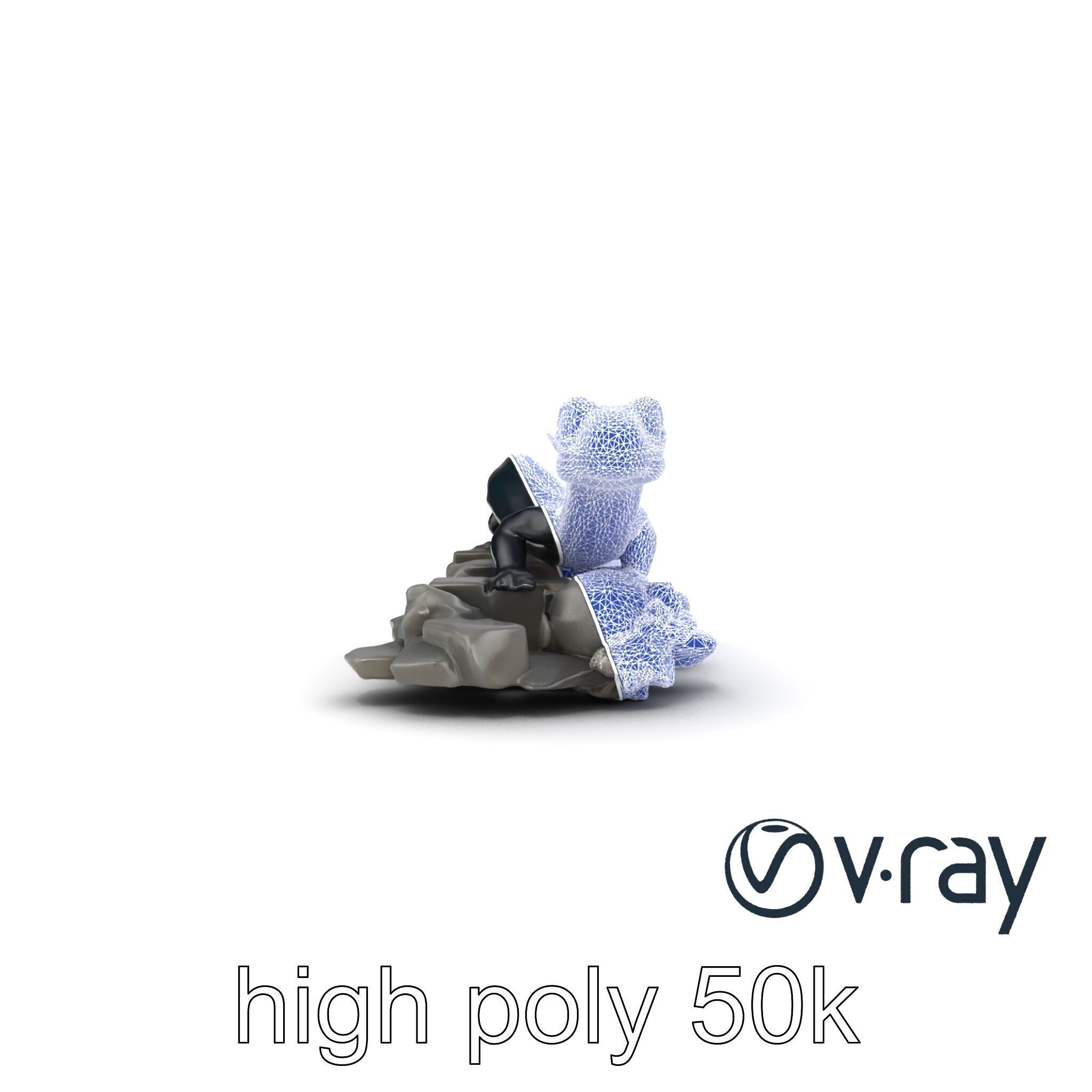 Shadowy Basilisk Creature Model Pack Low-poly 3D model_24