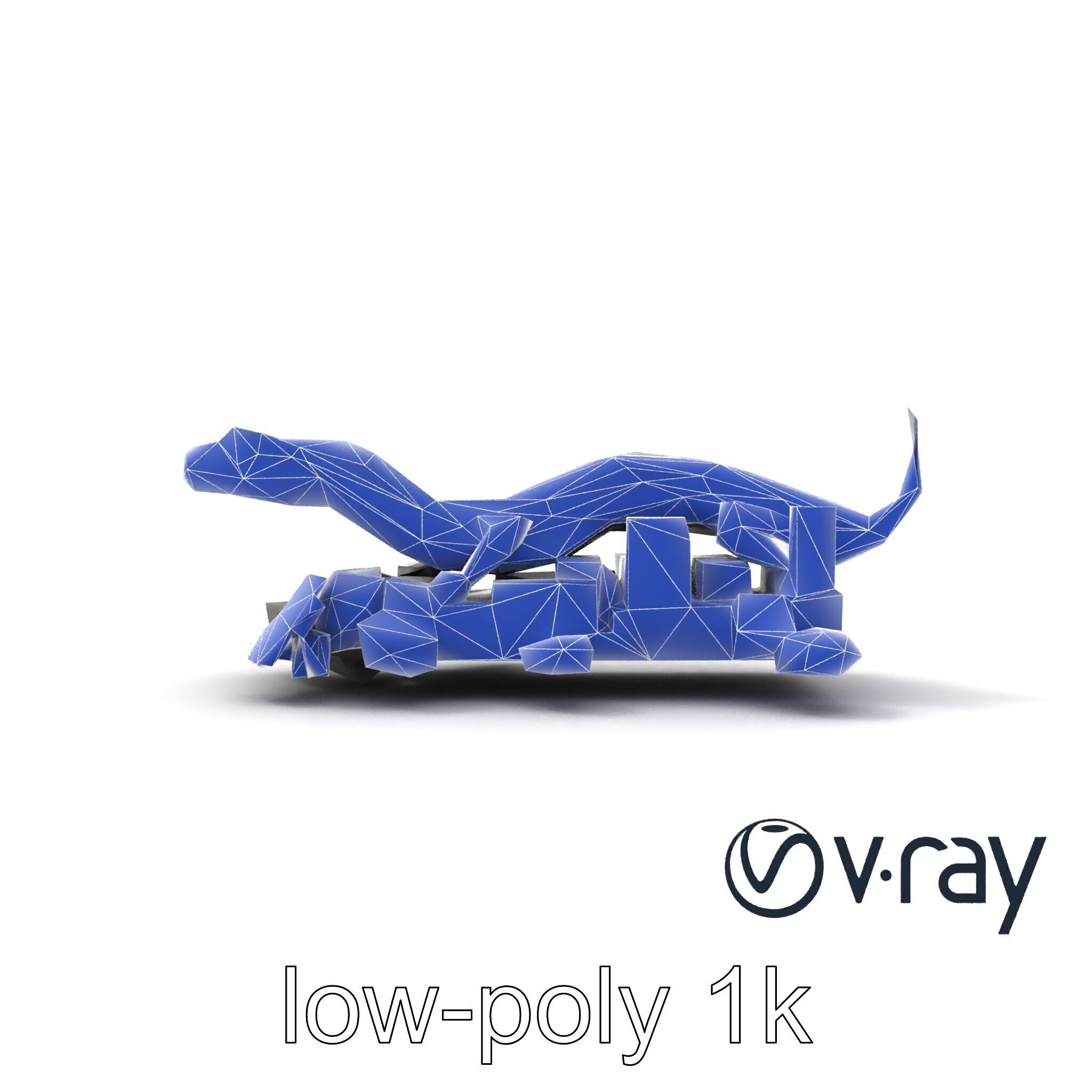 Shadowy Basilisk Creature Model Pack Low-poly 3D model_22