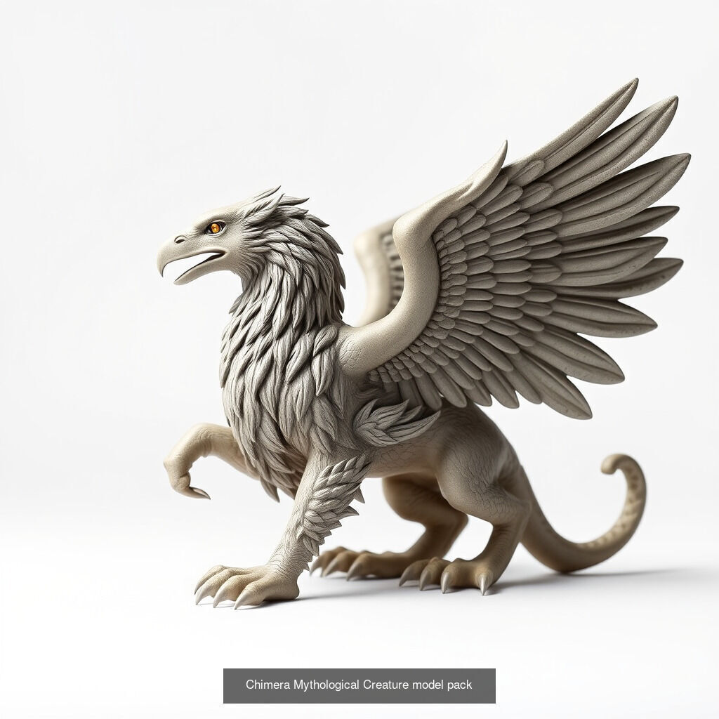 Mythical Creatures Pack 3D Model Collection_7