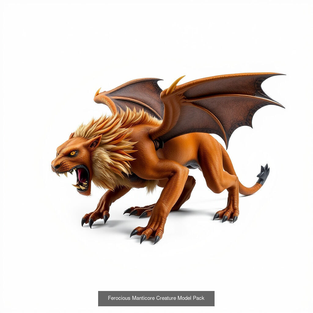 Mythical Creatures Pack 3D Model Collection_2