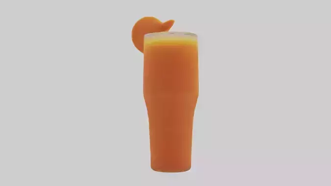 Carrot ginger juice model