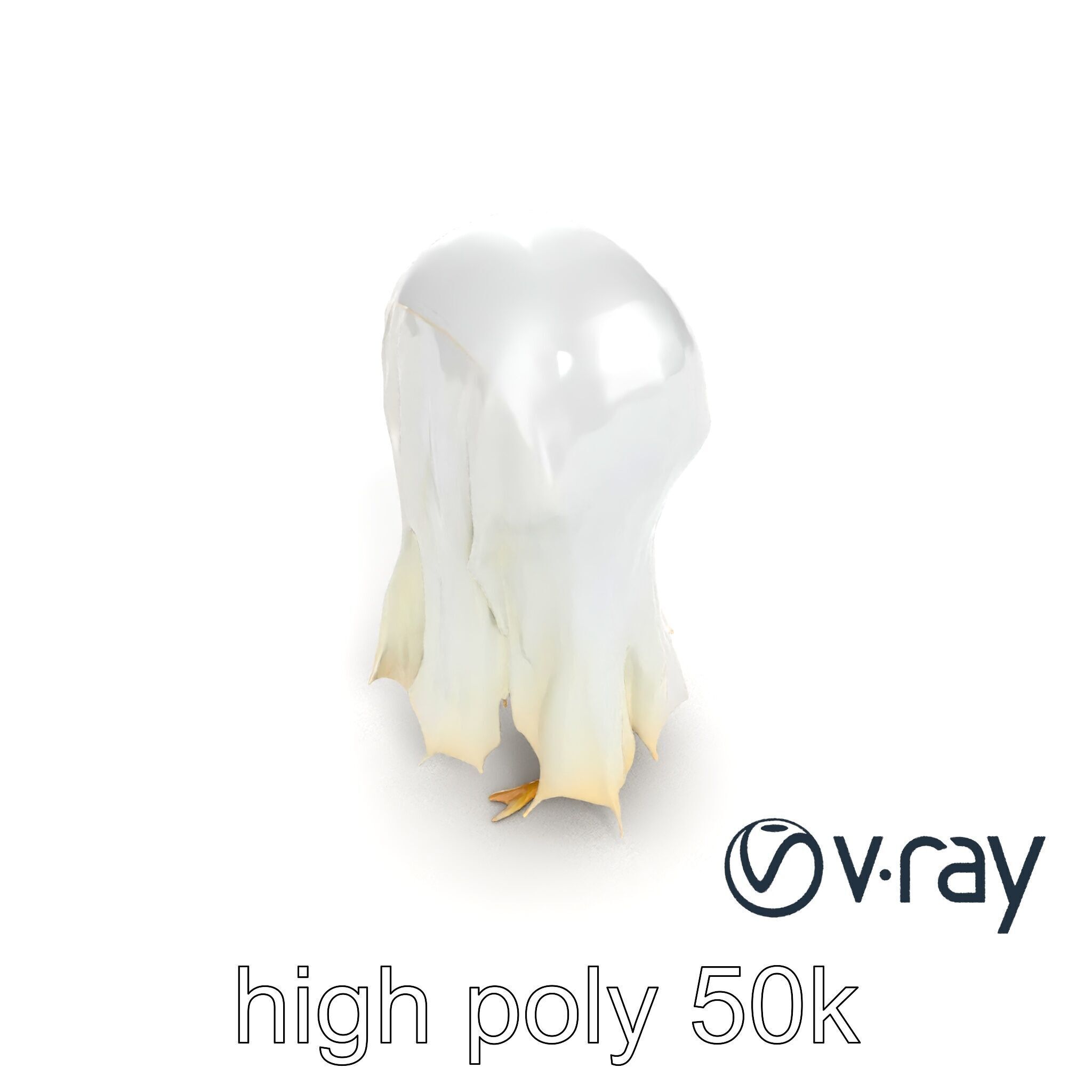 Translucent Ghost Tattered Appearance model pack Low-poly 3D model_12