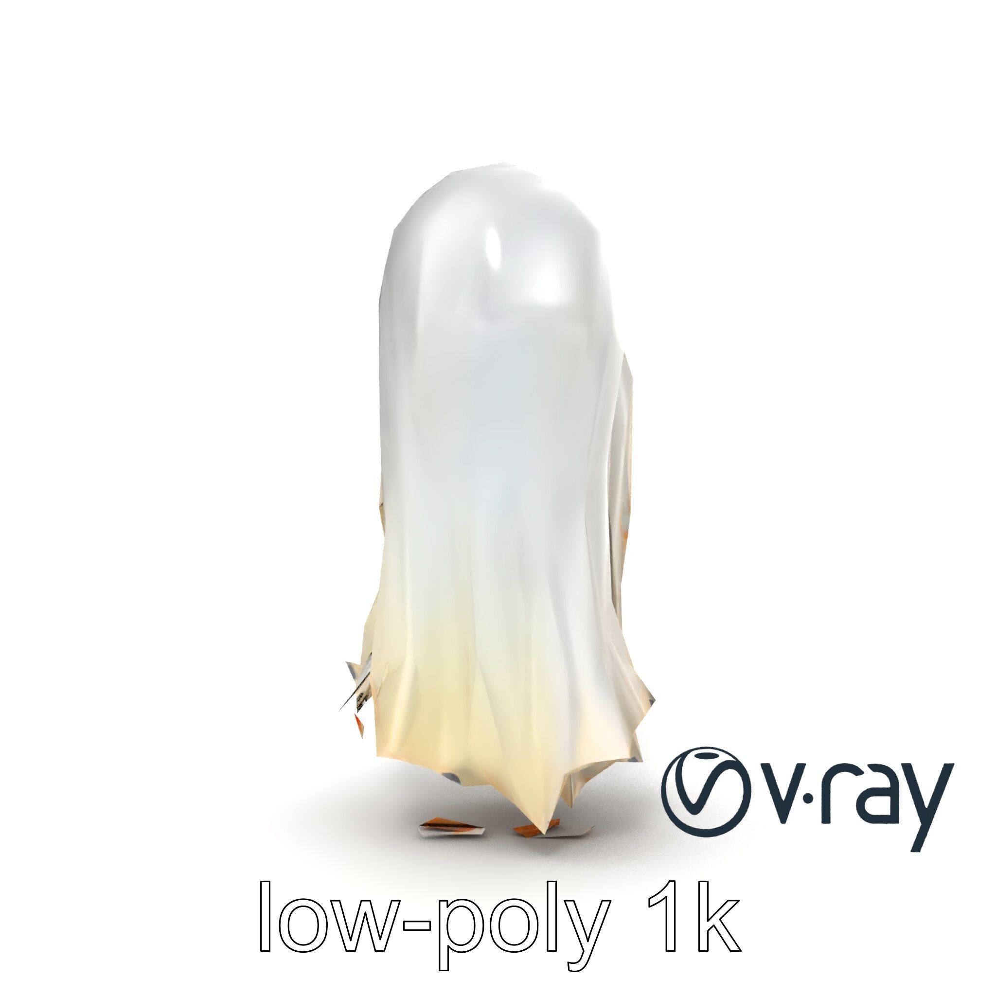 Translucent Ghost Tattered Appearance model pack Low-poly 3D model_15