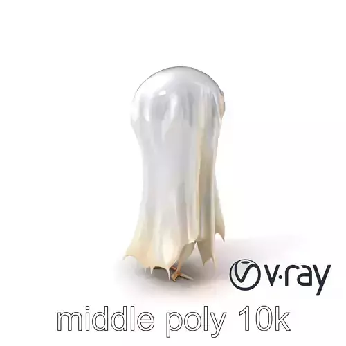 Translucent Ghost Tattered Appearance model pack Low-poly 3D model