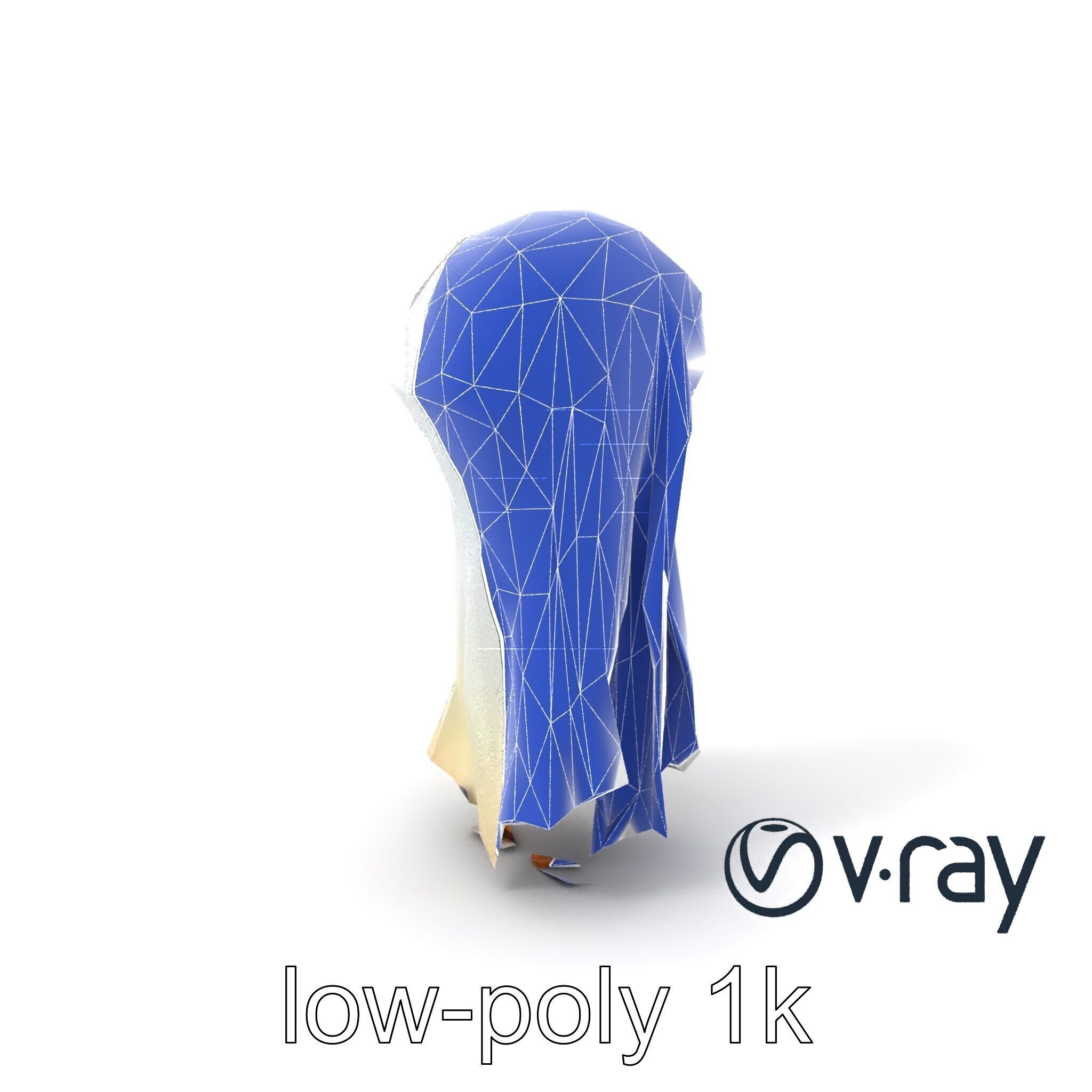 Translucent Ghost Tattered Appearance model pack Low-poly 3D model_5