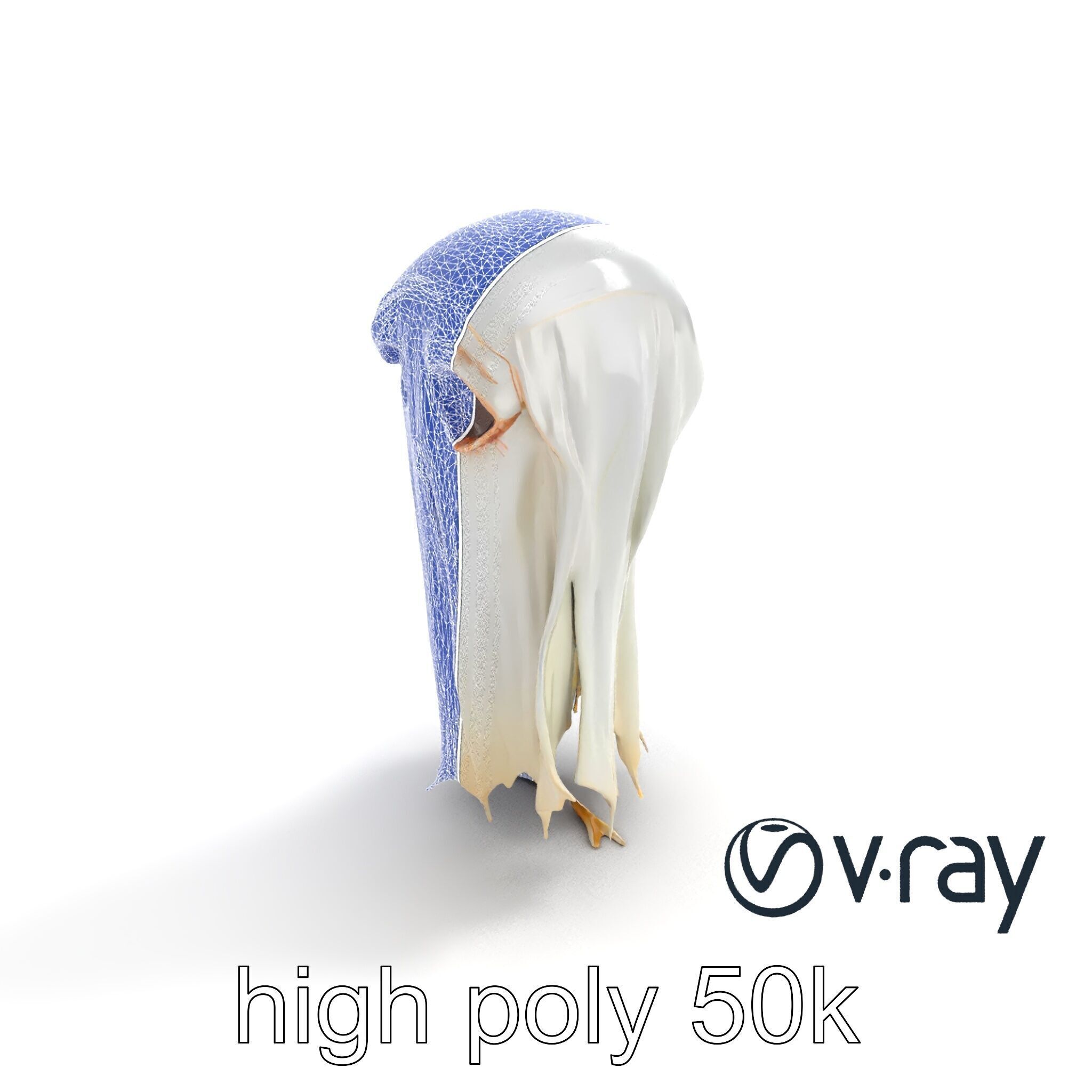 Translucent Ghost Tattered Appearance model pack Low-poly 3D model_19