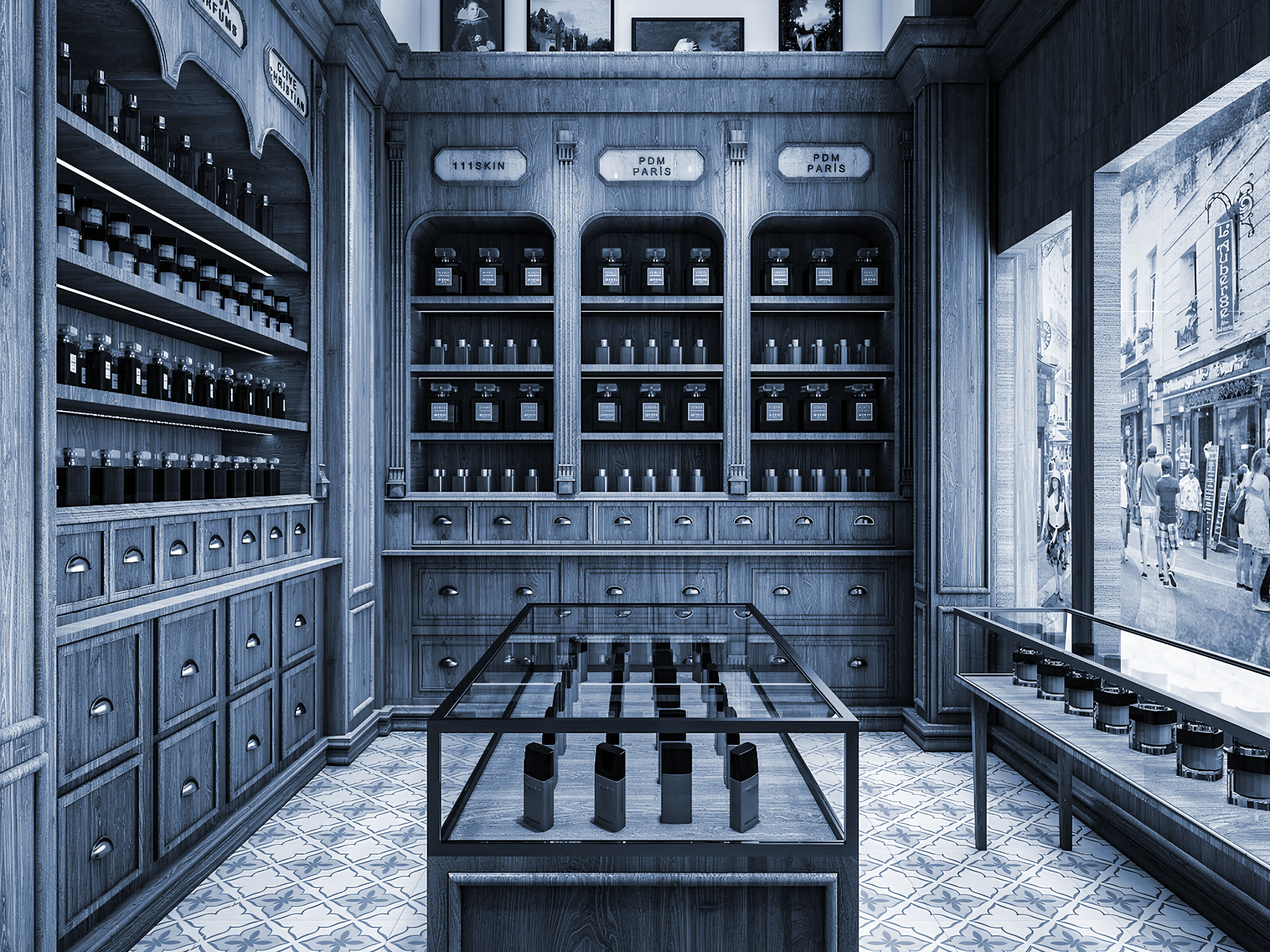 Perfume -  Chocolate Store interior design 3Ds Max Vray  3D model_7