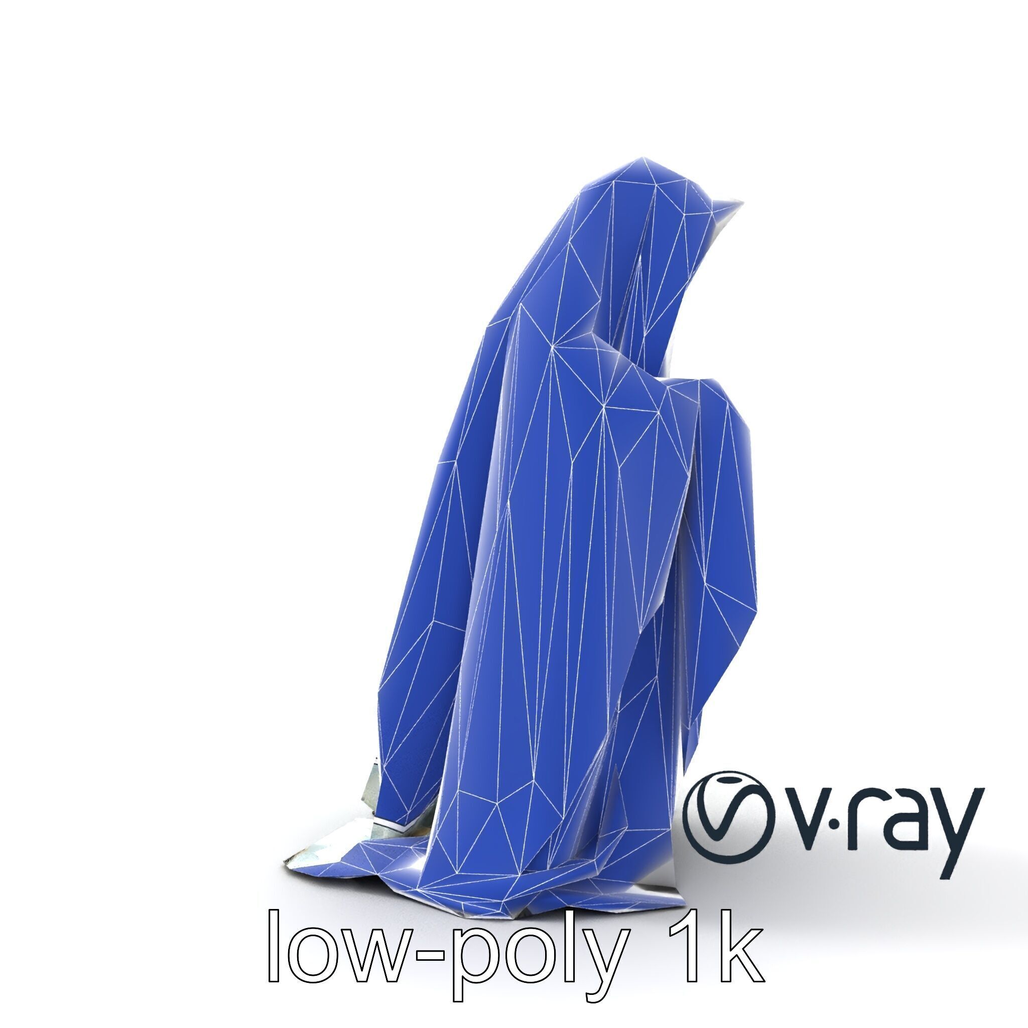 Ethereal Ghost with Flowing Sheet model pack Low-poly 3D model_28